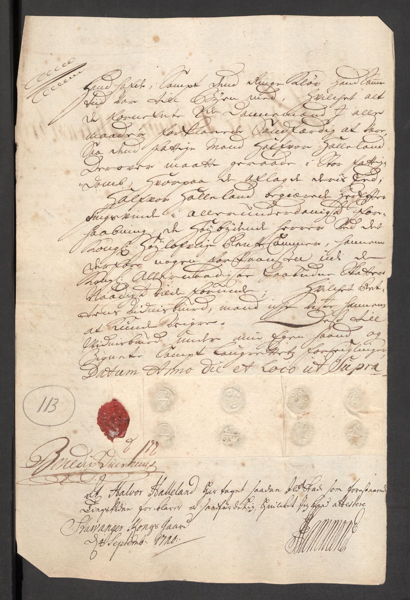 Rentekammeret inntil 1814, Reviderte regnskaper, Fogderegnskap, AV/RA-EA-4092/R46/L2735: Fogderegnskap Jæren og Dalane, 1711, p. 207