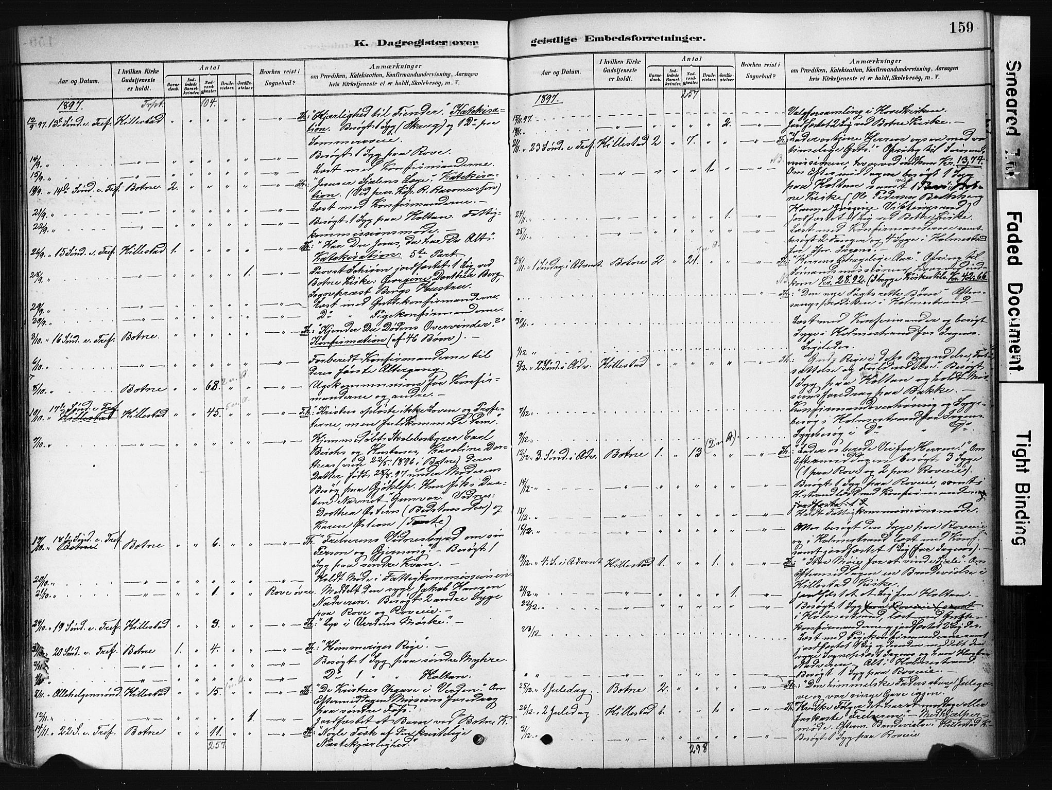 Botne kirkebøker, AV/SAKO-A-340/F/Fb/L0001: Parish register (official) no. II 1, 1878-1902, p. 159