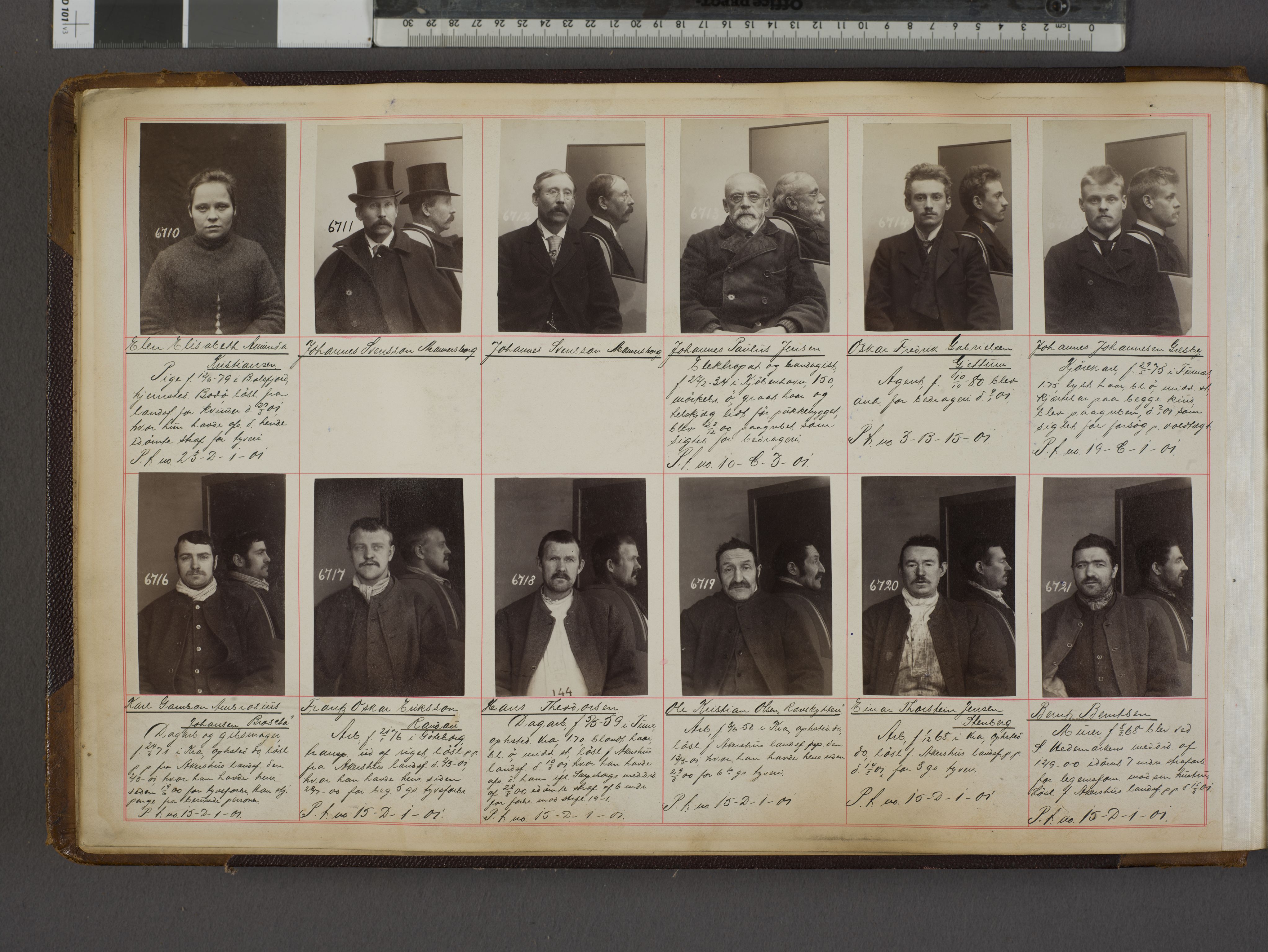 Oslo politikammer, Kriminalavdelingen, AV/SAO-A-11137/U/Ua/L0007: Forbryteralbum, 1901-1902, p. 2