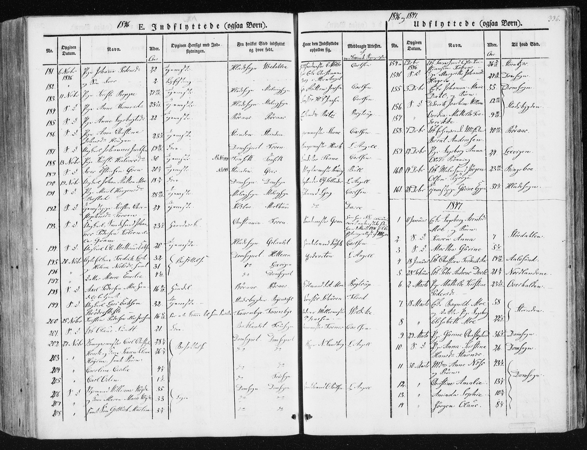 Ministerialprotokoller, klokkerbøker og fødselsregistre - Sør-Trøndelag, SAT/A-1456/602/L0110: Parish register (official) no. 602A08, 1840-1854, p. 336