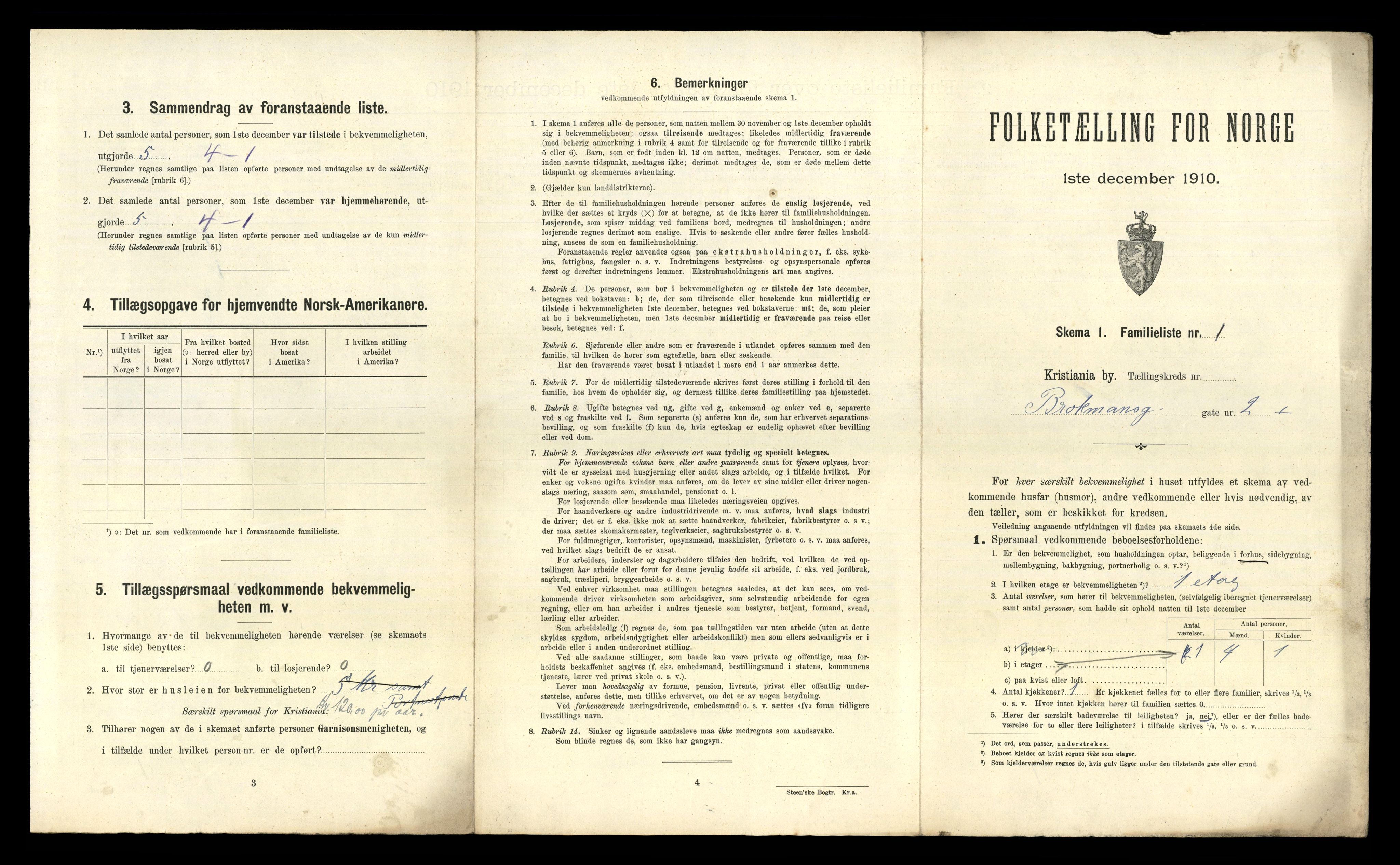 RA, 1910 census for Kristiania, 1910, p. 10869