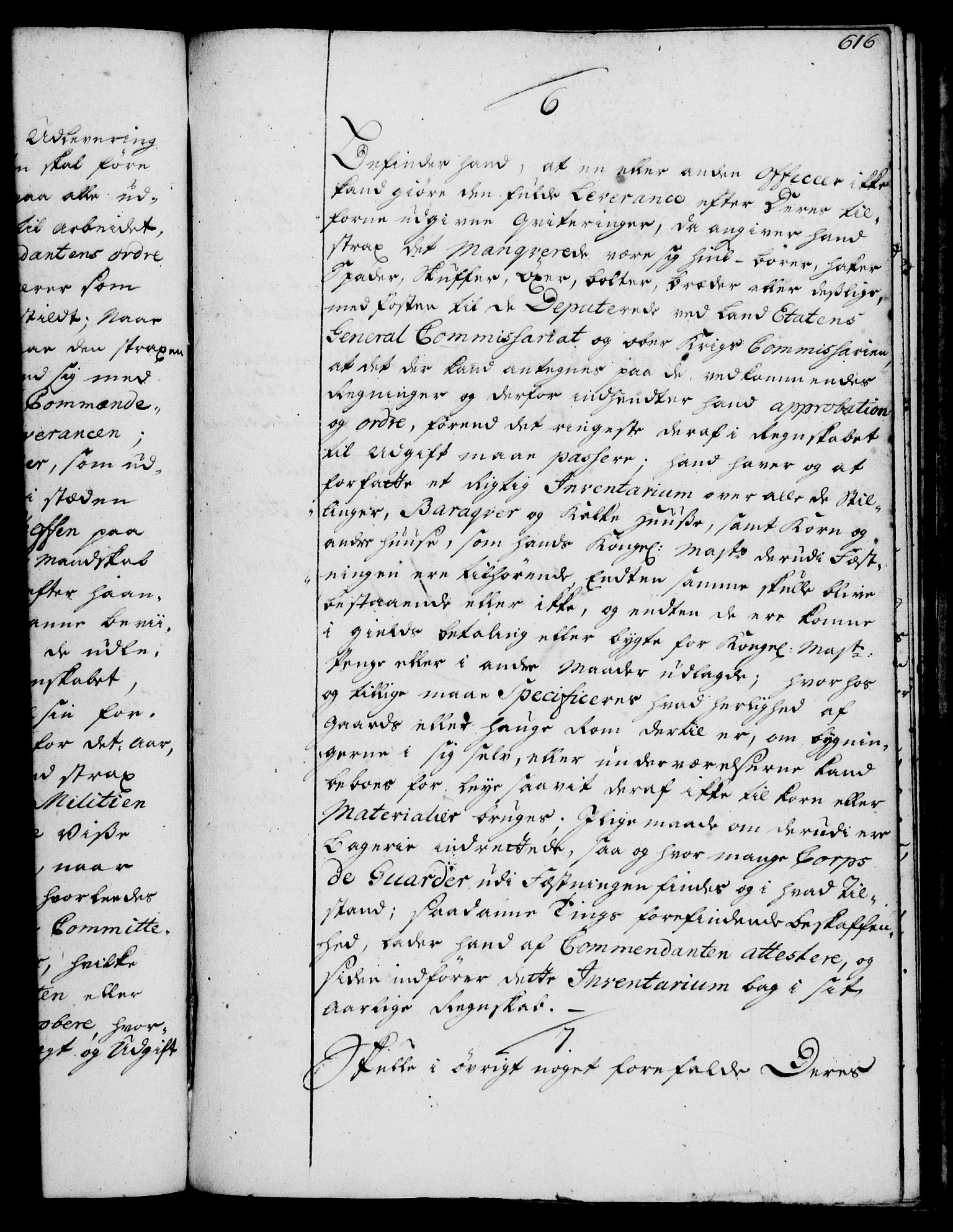 Rentekammeret, Kammerkanselliet, RA/EA-3111/G/Gg/Ggi/L0002: Norsk instruksjonsprotokoll med register (merket RK 53.35), 1729-1751, p. 616