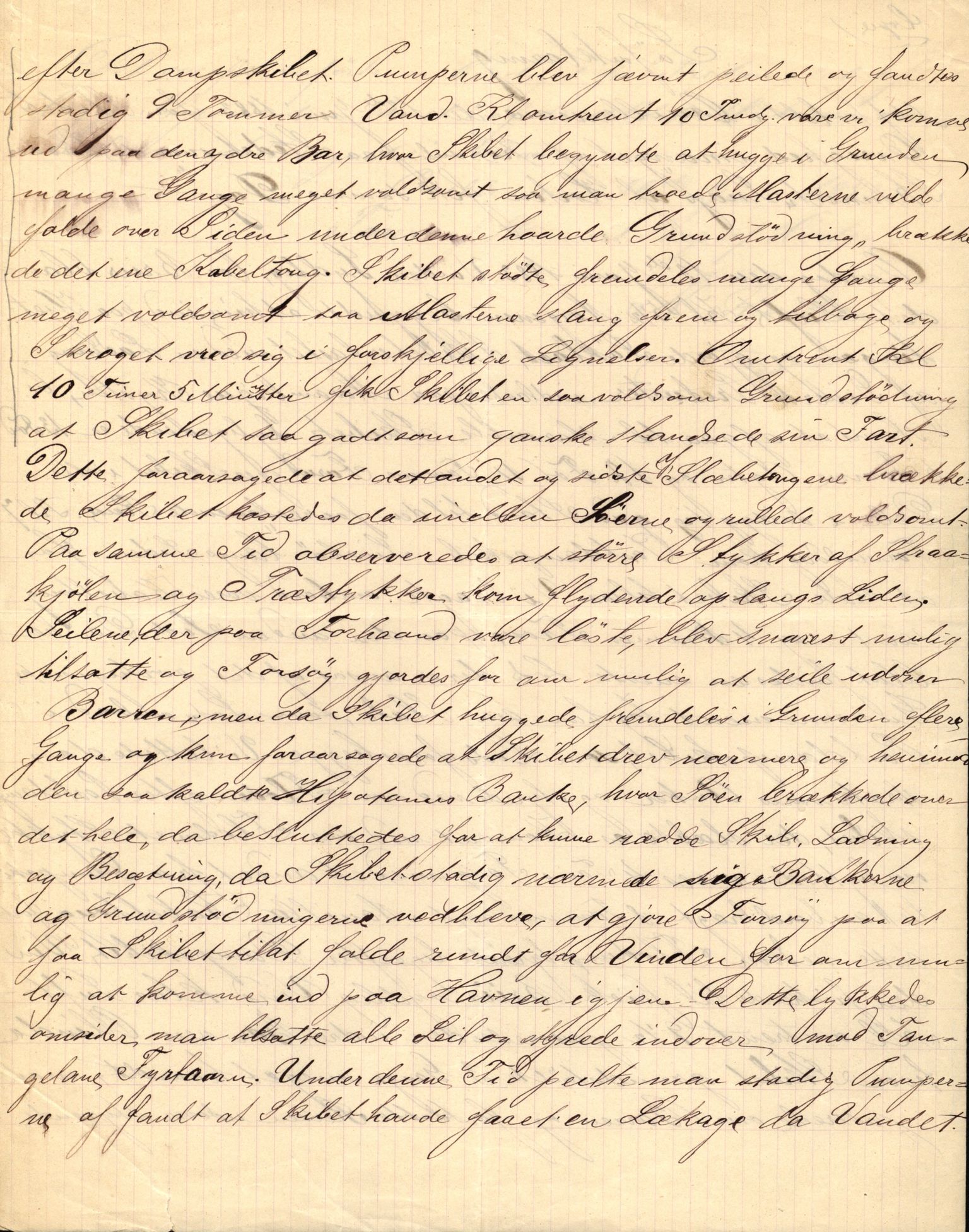 Pa 63 - Østlandske skibsassuranceforening, VEMU/A-1079/G/Ga/L0016/0015: Havaridokumenter / St. Lawrence, Poseidon, Snap, Josephine, Triton, 1883, p. 27