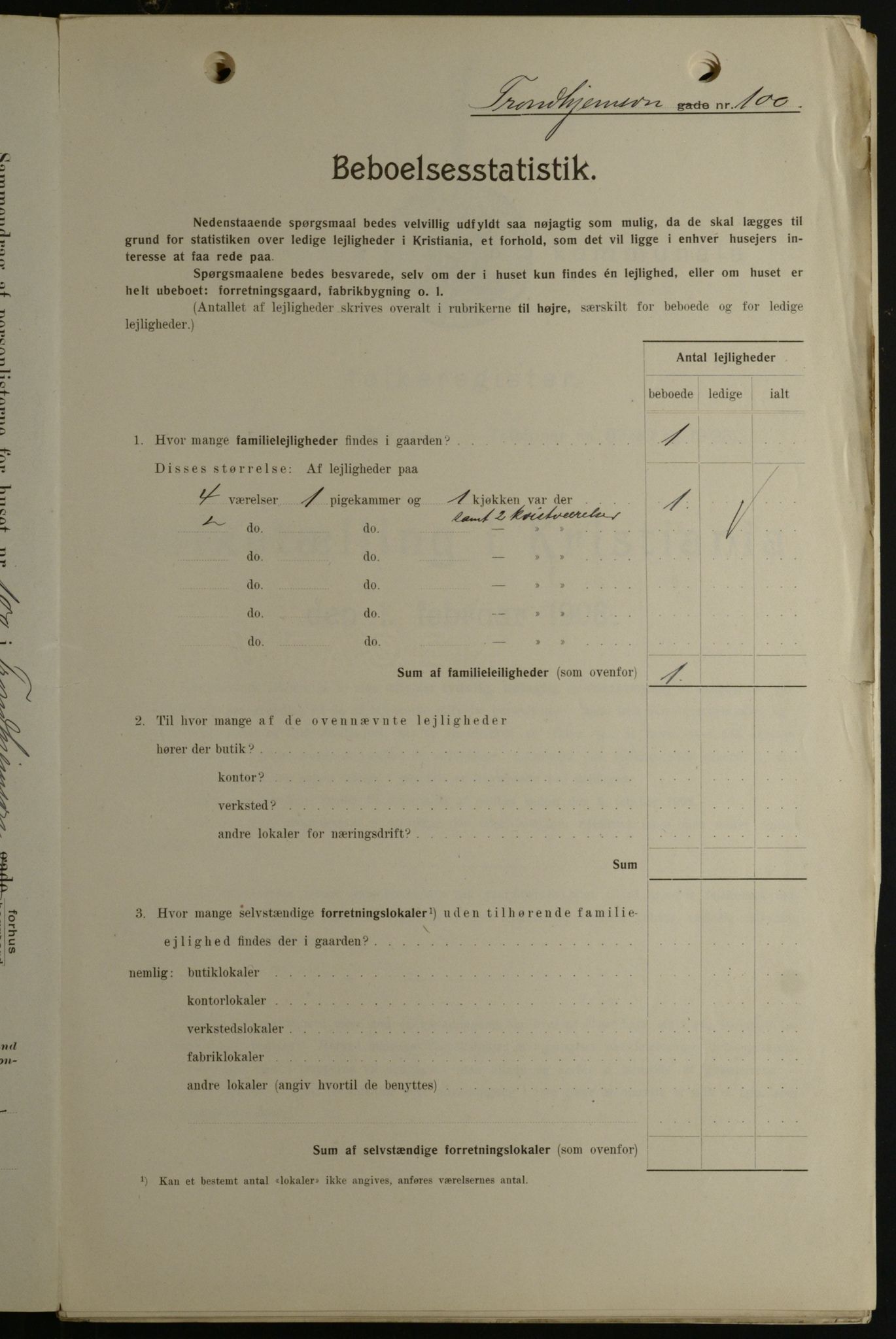 OBA, Municipal Census 1908 for Kristiania, 1908, p. 104281