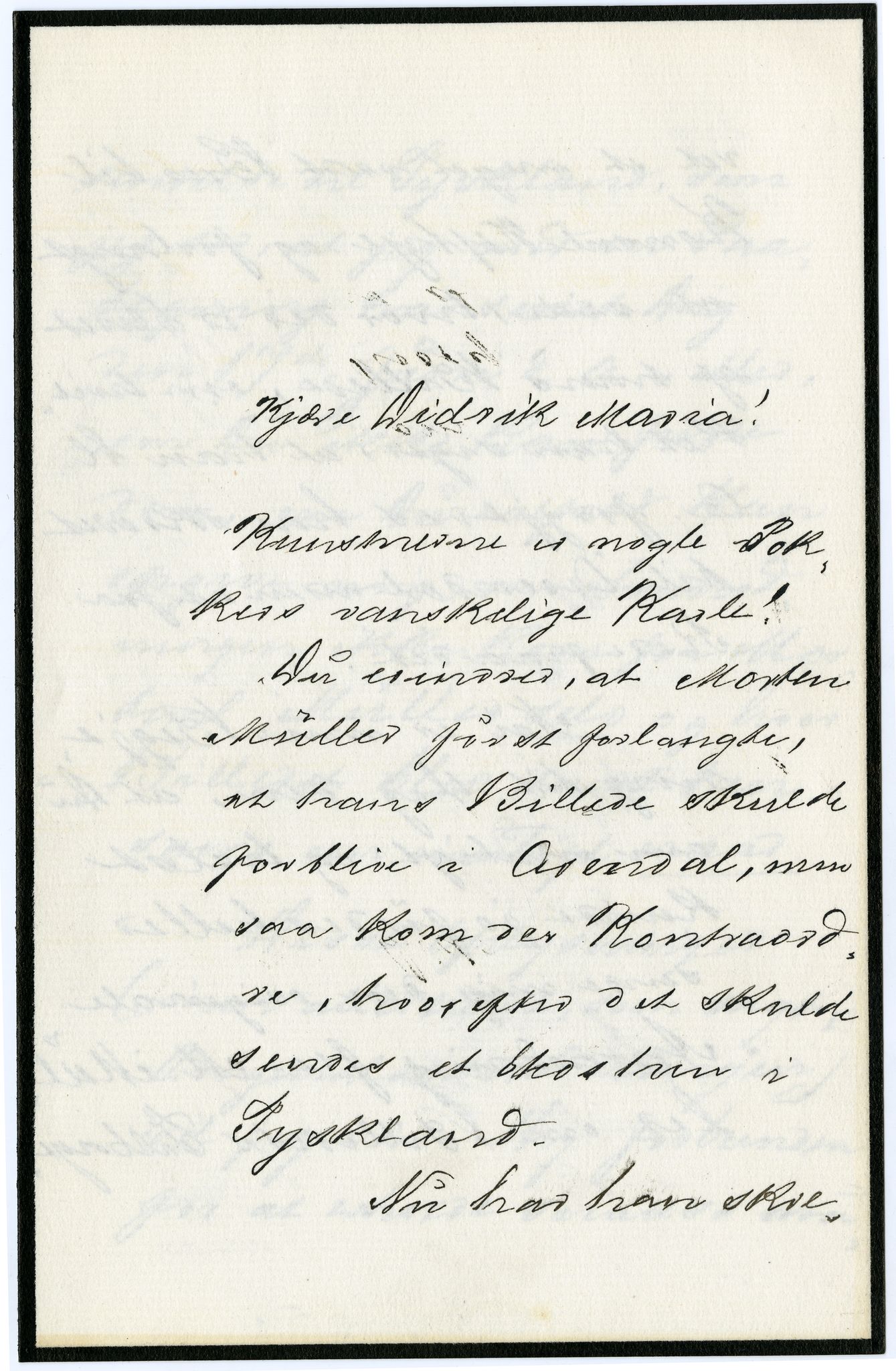 Diderik Maria Aalls brevsamling, NF/Ark-1023/F/L0003: D.M. Aalls brevsamling. D - G, 1797-1889, p. 106