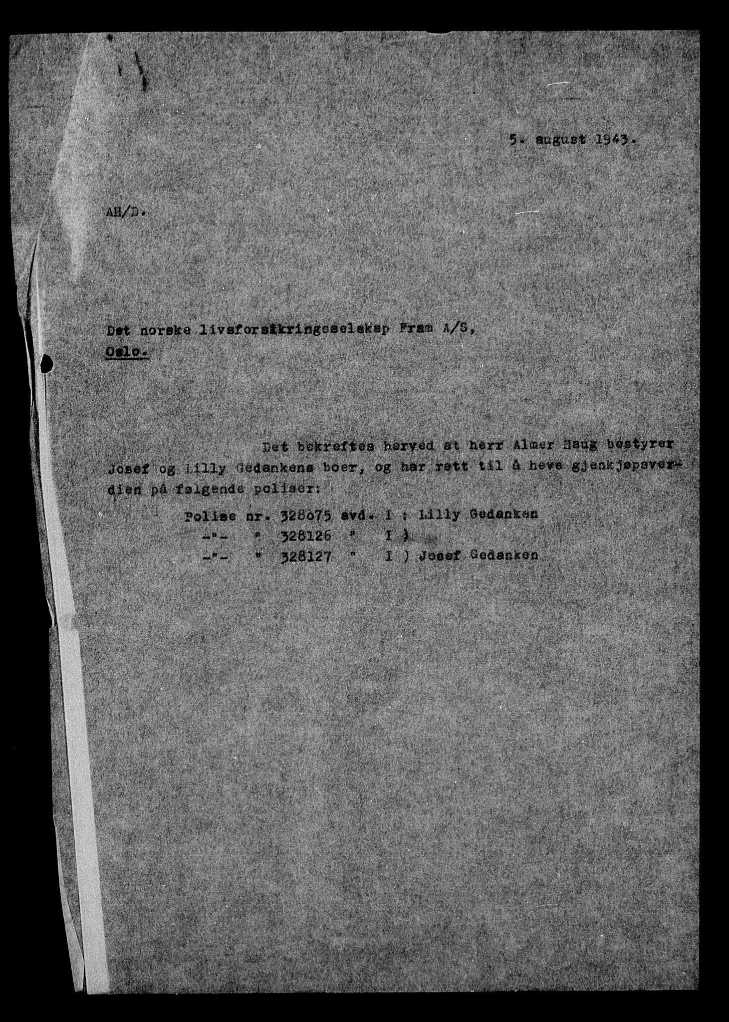 Justisdepartementet, Tilbakeføringskontoret for inndratte formuer, RA/S-1564/H/Hc/Hcc/L0937: --, 1945-1947, p. 230