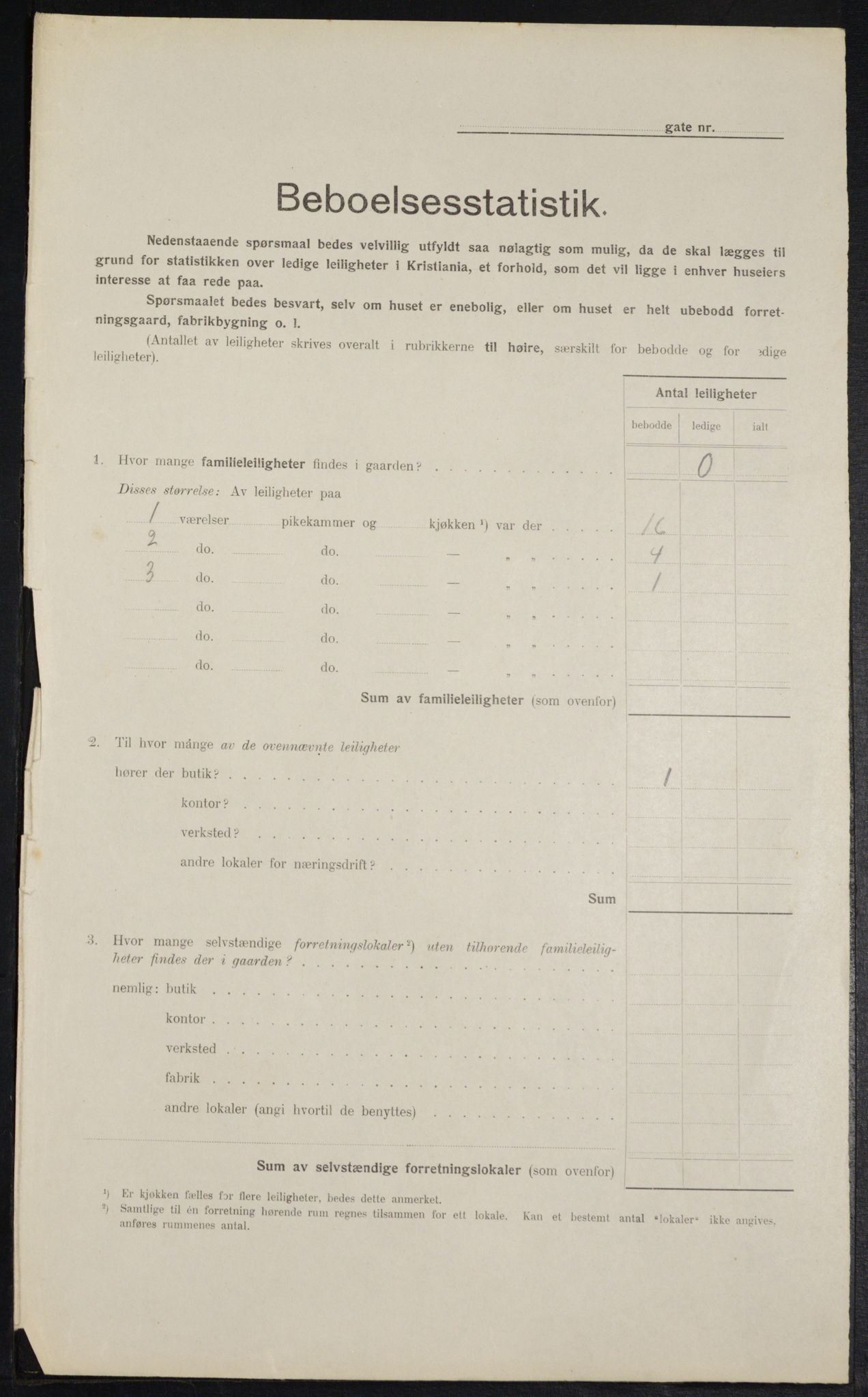 OBA, Municipal Census 1914 for Kristiania, 1914, p. 65549