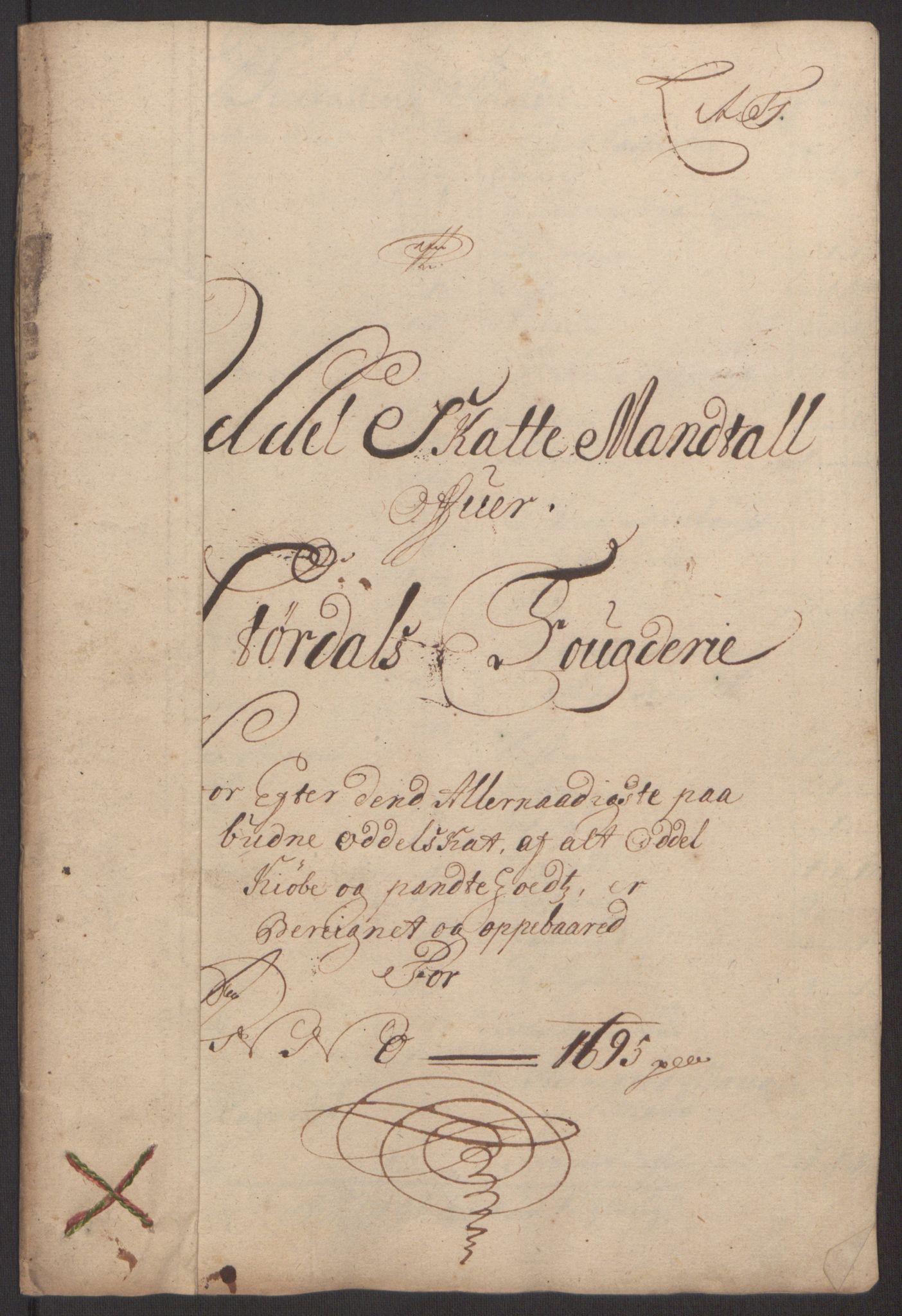 Rentekammeret inntil 1814, Reviderte regnskaper, Fogderegnskap, RA/EA-4092/R62/L4187: Fogderegnskap Stjørdal og Verdal, 1695, p. 95