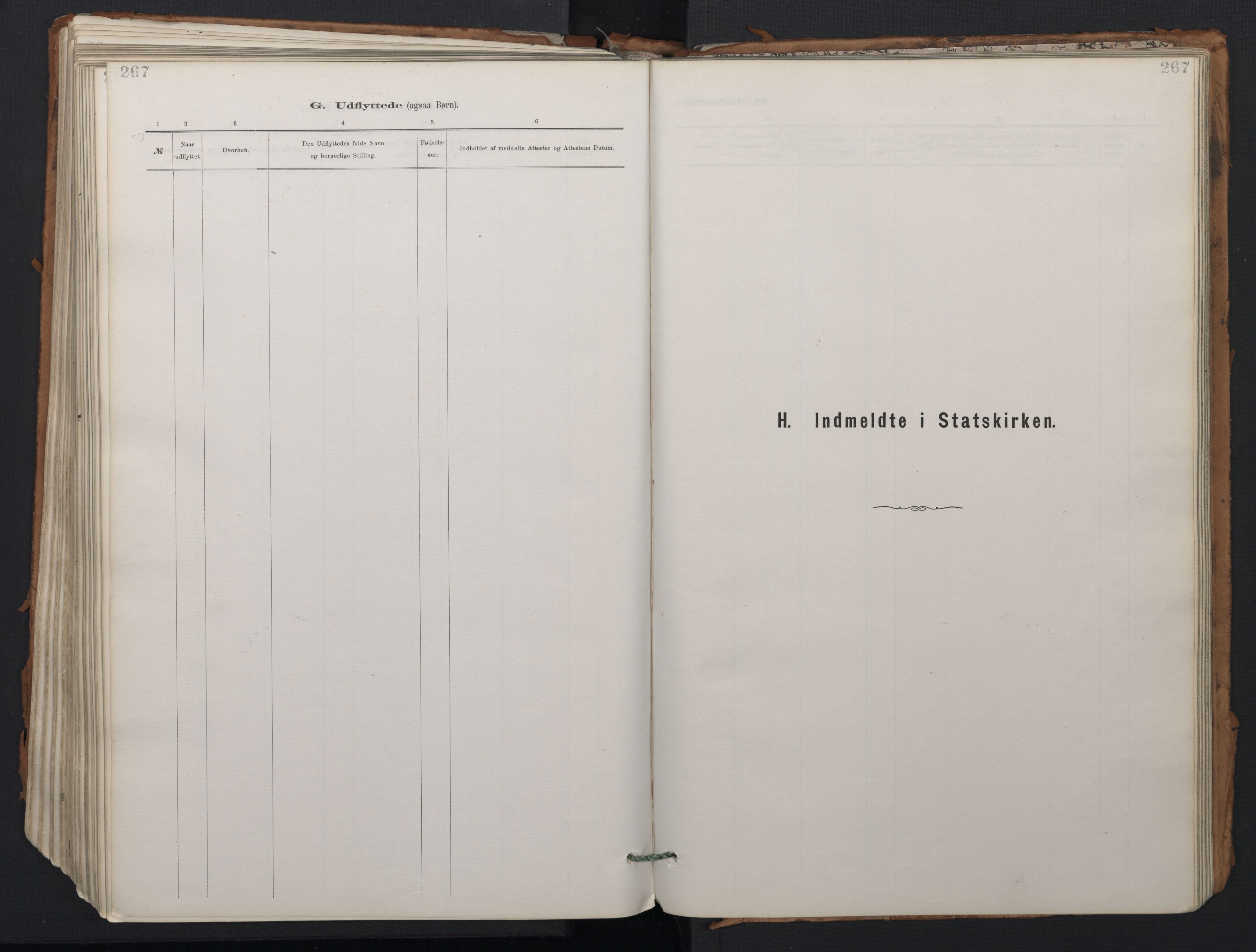 Ministerialprotokoller, klokkerbøker og fødselsregistre - Nordland, SAT/A-1459/824/L0338: Parish register (official) no. 824A01, 1880-1915, p. 267
