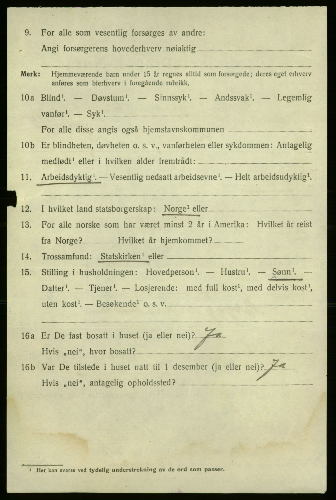 SAO, 1920 census for Fredrikshald, 1920, p. 24217