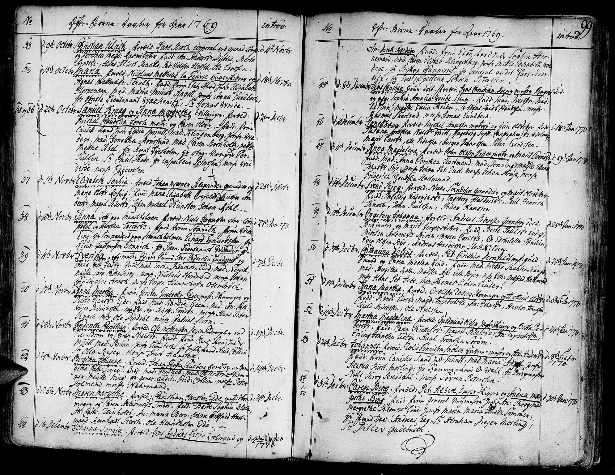 Ministerialprotokoller, klokkerbøker og fødselsregistre - Sør-Trøndelag, SAT/A-1456/602/L0103: Parish register (official) no. 602A01, 1732-1774, p. 99