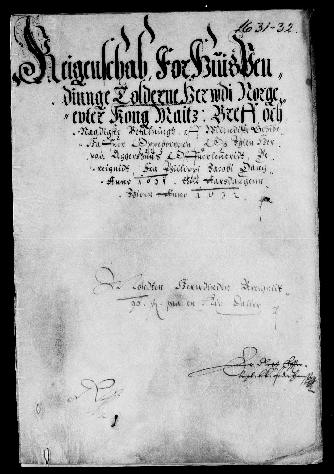 Rentekammeret inntil 1814, Reviderte regnskaper, Lensregnskaper, AV/RA-EA-5023/R/Rb/Rba/L0109: Akershus len, 1629-1633