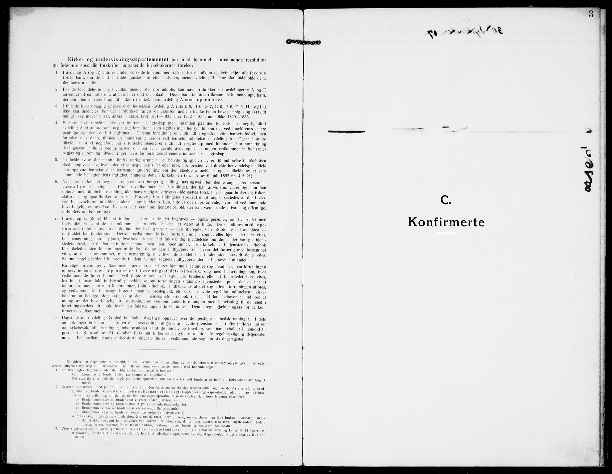 Hjartdal kirkebøker, SAKO/A-270/F/Fb/L0003: Parish register (official) no. II 3, 1920-1932, p. 3