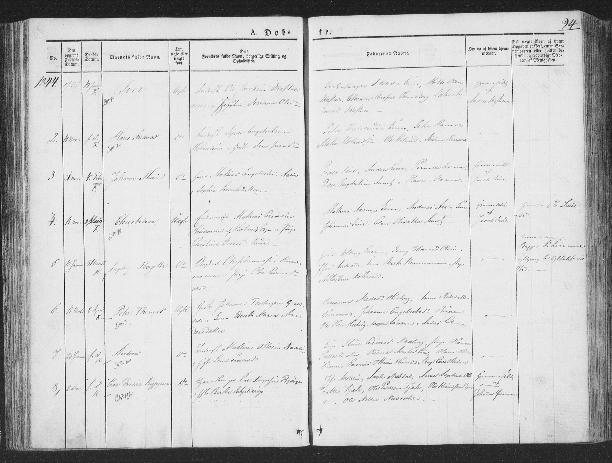 Ministerialprotokoller, klokkerbøker og fødselsregistre - Nord-Trøndelag, AV/SAT-A-1458/780/L0639: Parish register (official) no. 780A04, 1830-1844, p. 94