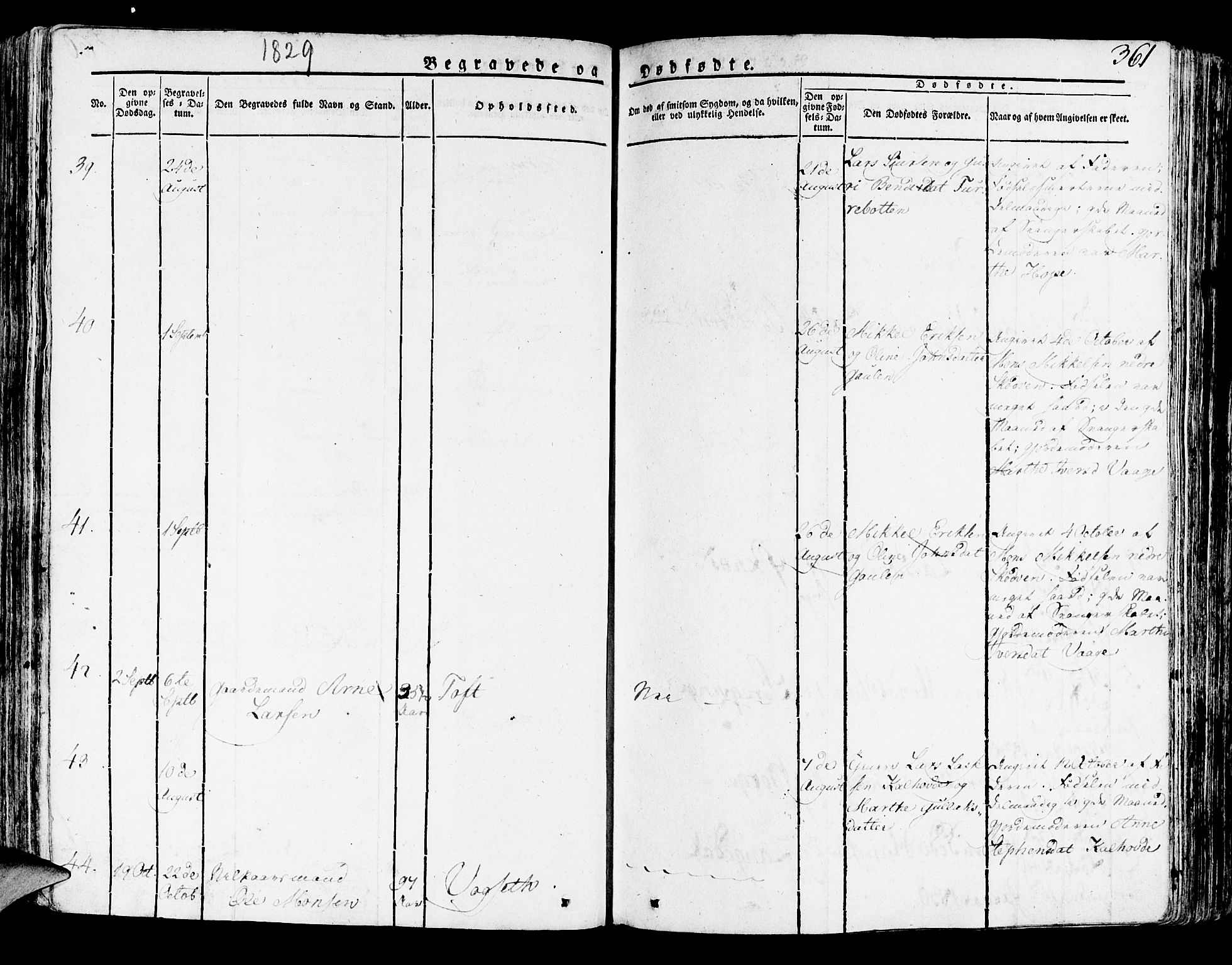 Lindås Sokneprestembete, SAB/A-76701/H/Haa: Parish register (official) no. A 8, 1823-1836, p. 361