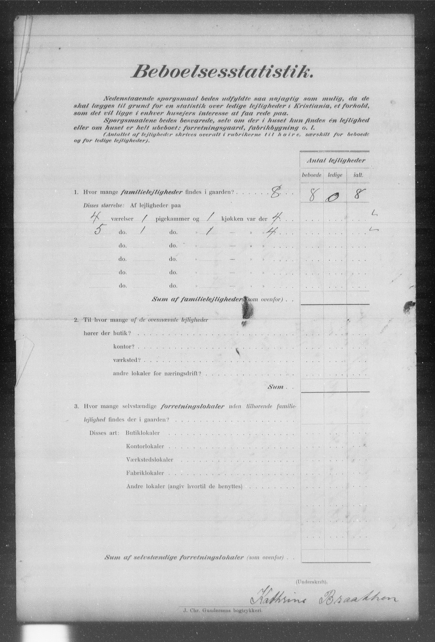 OBA, Municipal Census 1903 for Kristiania, 1903, p. 15053