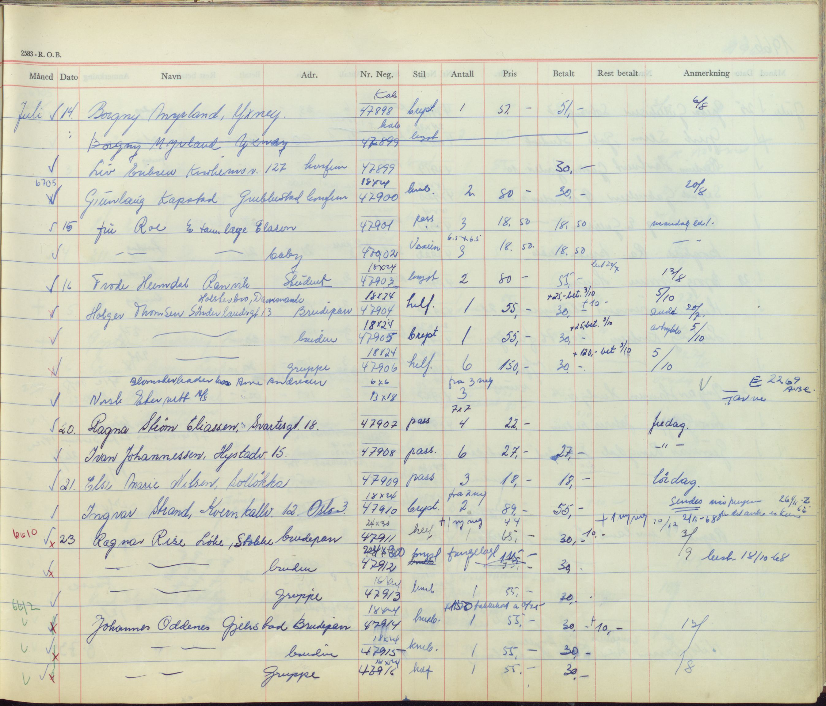 Pa 1494 - Jørgensen, Antonius. Fotograf, VEMU/A-2760/F/Fb, 1927-1984, p. 2815