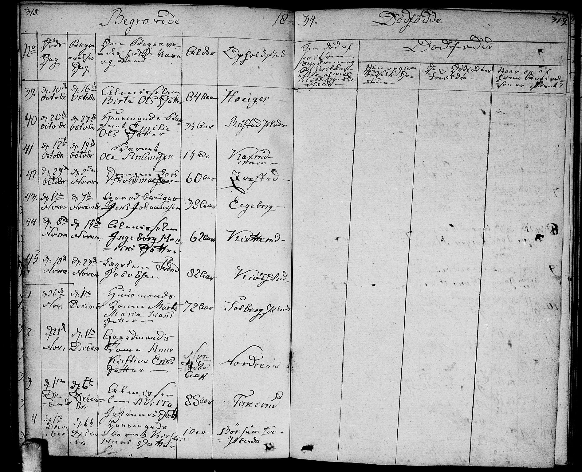 Ås prestekontor Kirkebøker, AV/SAO-A-10894/F/Fa/L0005: Parish register (official) no. I 5, 1827-1840, p. 318-319