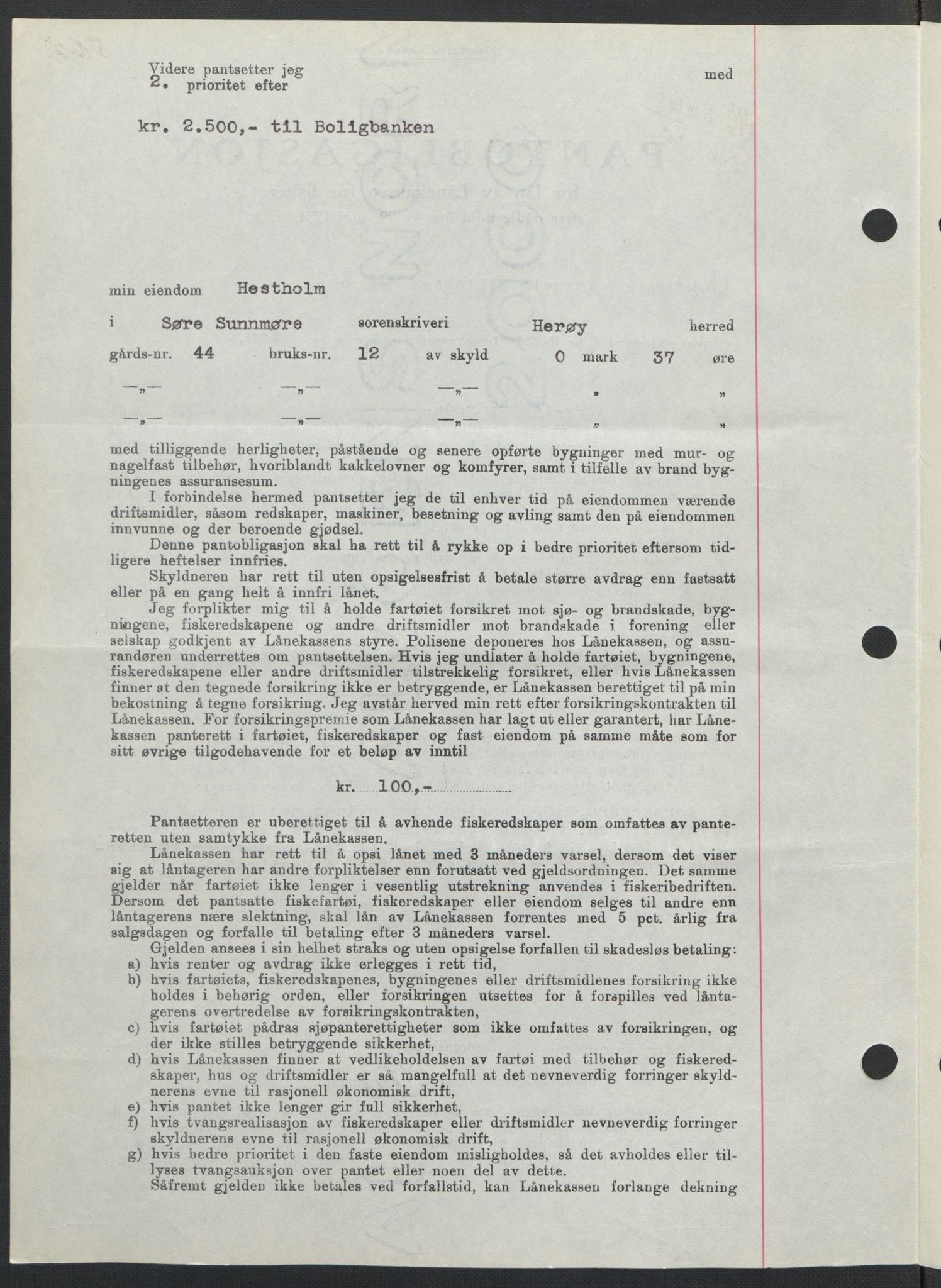 Søre Sunnmøre sorenskriveri, AV/SAT-A-4122/1/2/2C/L0060: Mortgage book no. 54, 1935-1936, Deed date: 13.06.1936