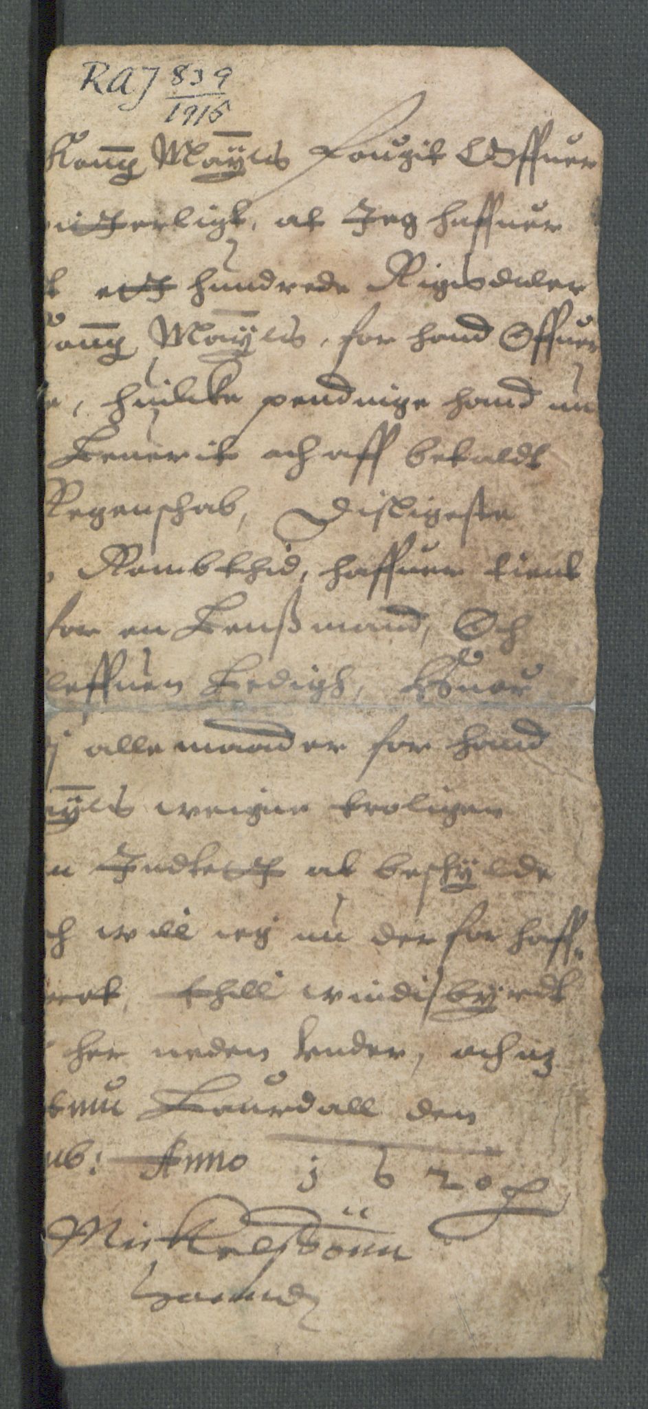 Riksarkivets diplomsamling, AV/RA-EA-5965/F02/L0129: Dokumenter, 1620-1621, p. 55