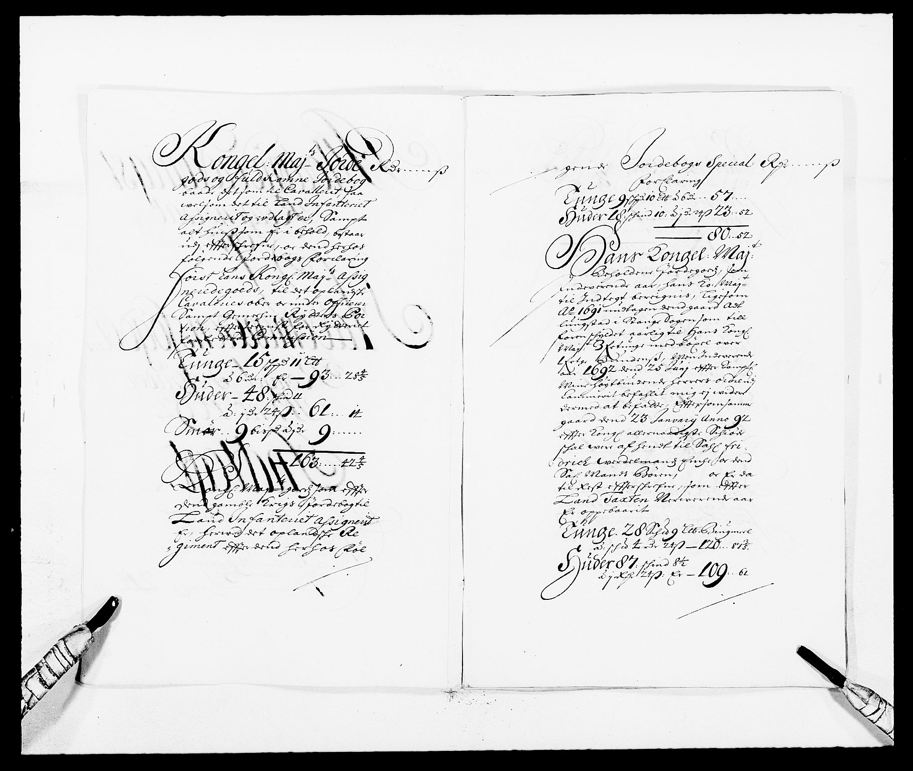 Rentekammeret inntil 1814, Reviderte regnskaper, Fogderegnskap, RA/EA-4092/R16/L1031: Fogderegnskap Hedmark, 1689-1692, p. 3