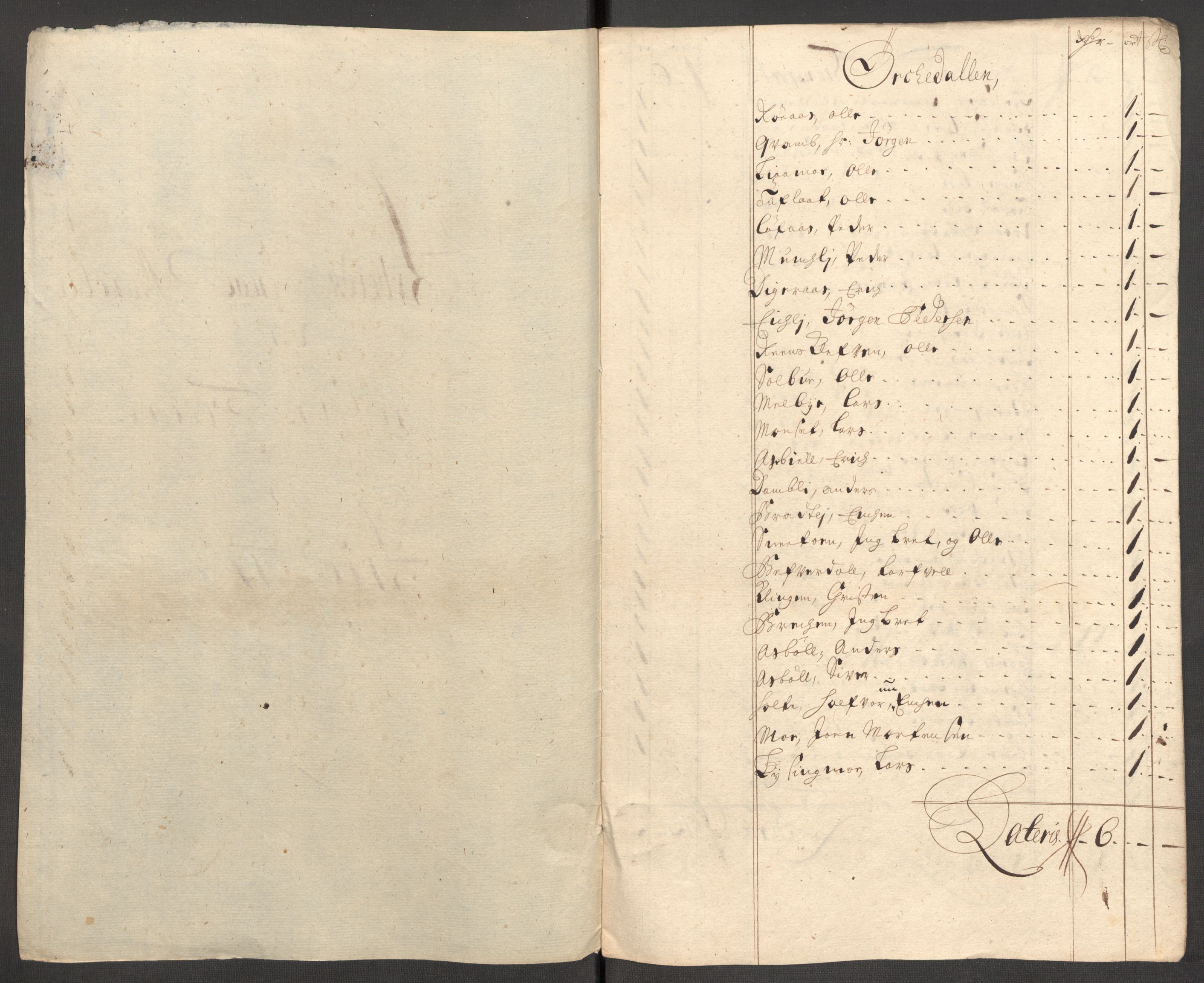 Rentekammeret inntil 1814, Reviderte regnskaper, Fogderegnskap, AV/RA-EA-4092/R60/L3957: Fogderegnskap Orkdal og Gauldal, 1707, p. 306