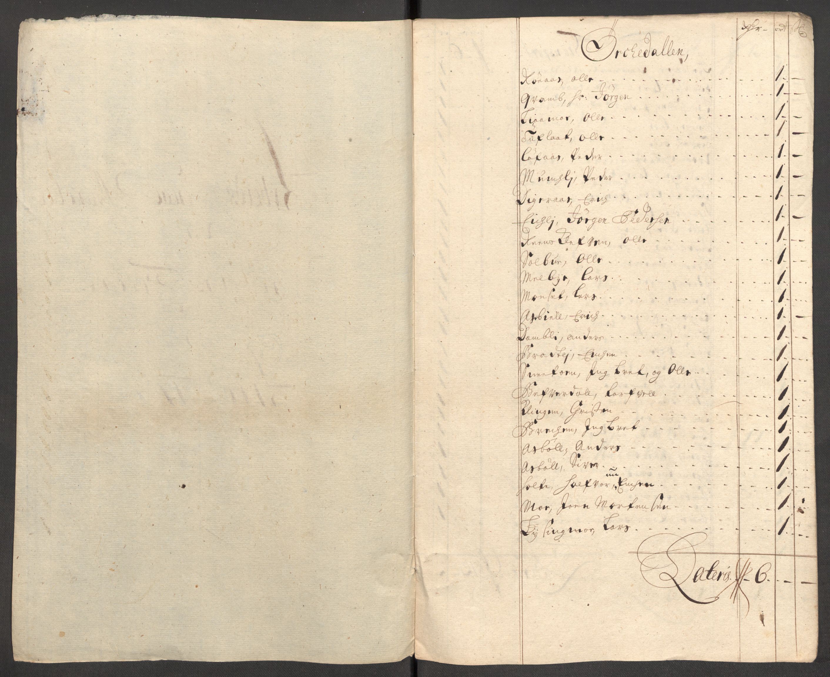 Rentekammeret inntil 1814, Reviderte regnskaper, Fogderegnskap, RA/EA-4092/R60/L3957: Fogderegnskap Orkdal og Gauldal, 1707, p. 306