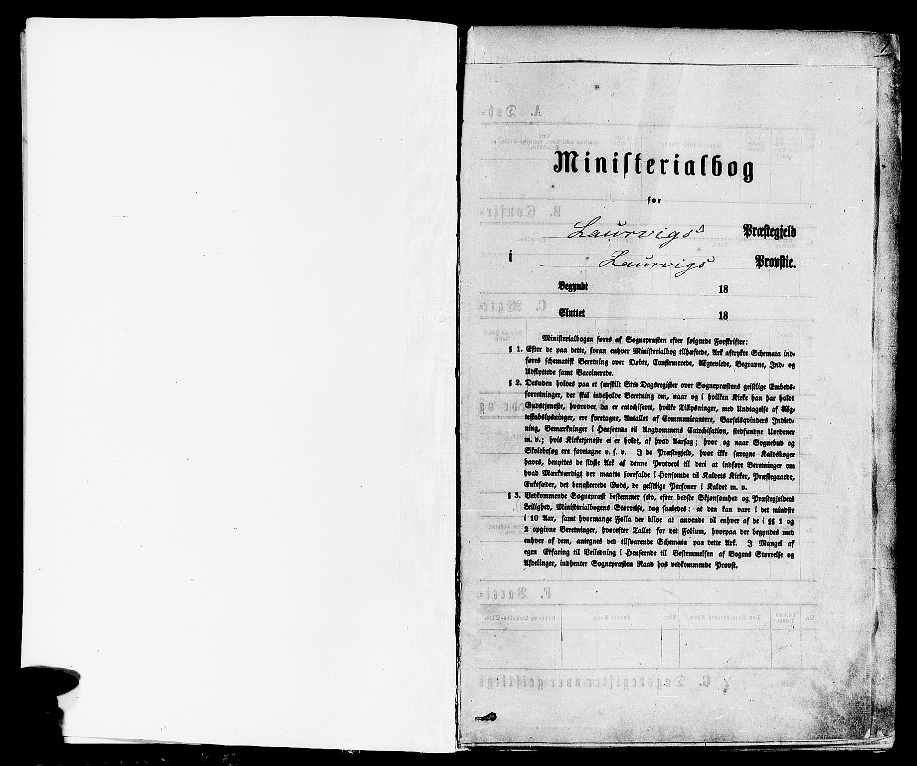 Larvik kirkebøker, SAKO/A-352/F/Fa/L0006: Parish register (official) no. I 6, 1871-1883