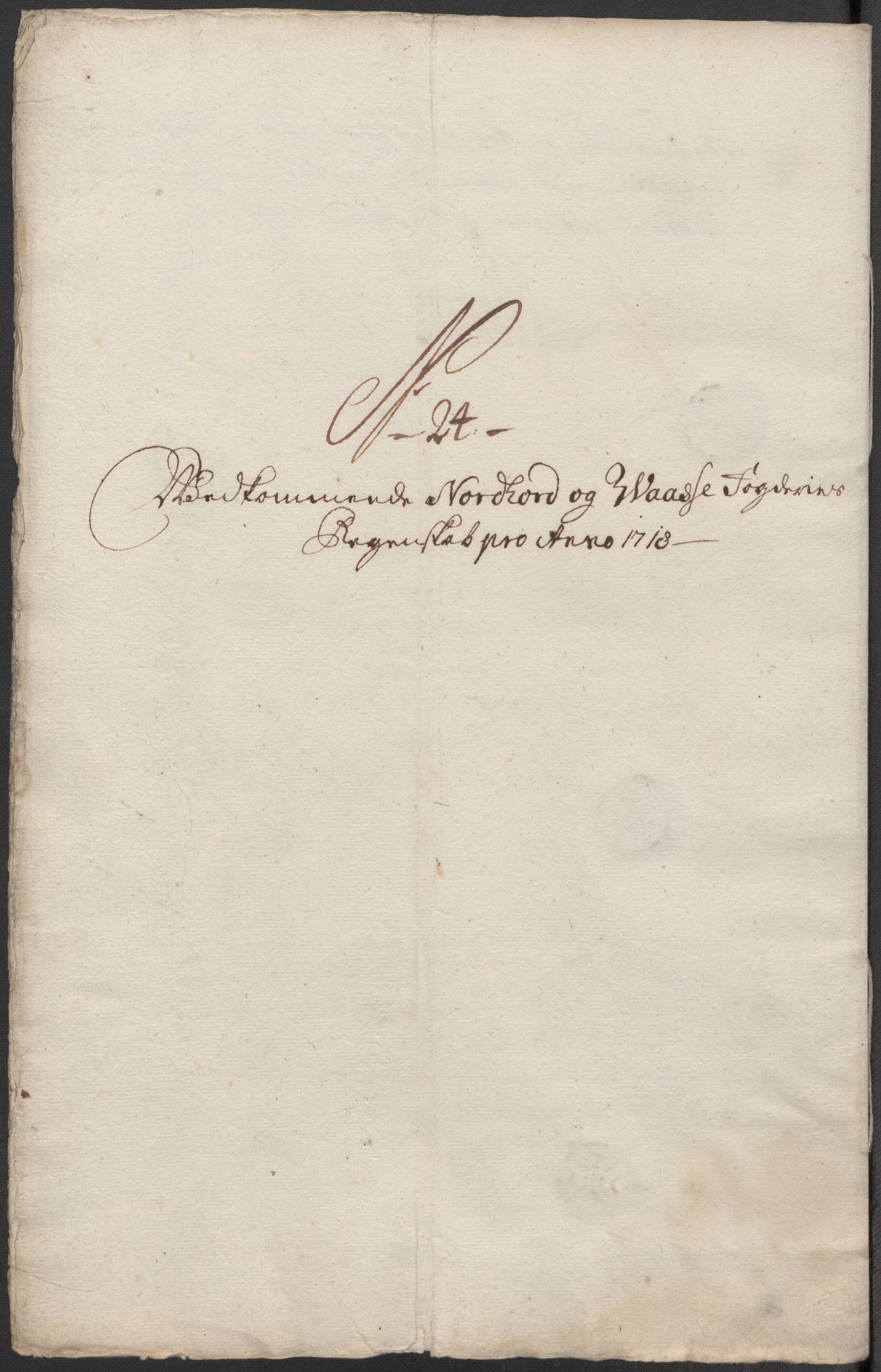 Rentekammeret inntil 1814, Reviderte regnskaper, Fogderegnskap, AV/RA-EA-4092/R51/L3202: Fogderegnskap Nordhordland og Voss, 1718, p. 108