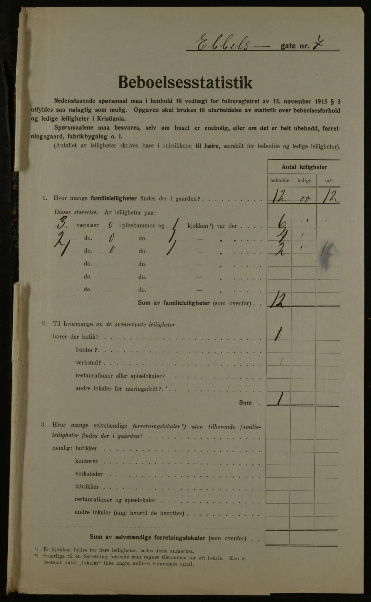 OBA, Municipal Census 1923 for Kristiania, 1923, p. 20294