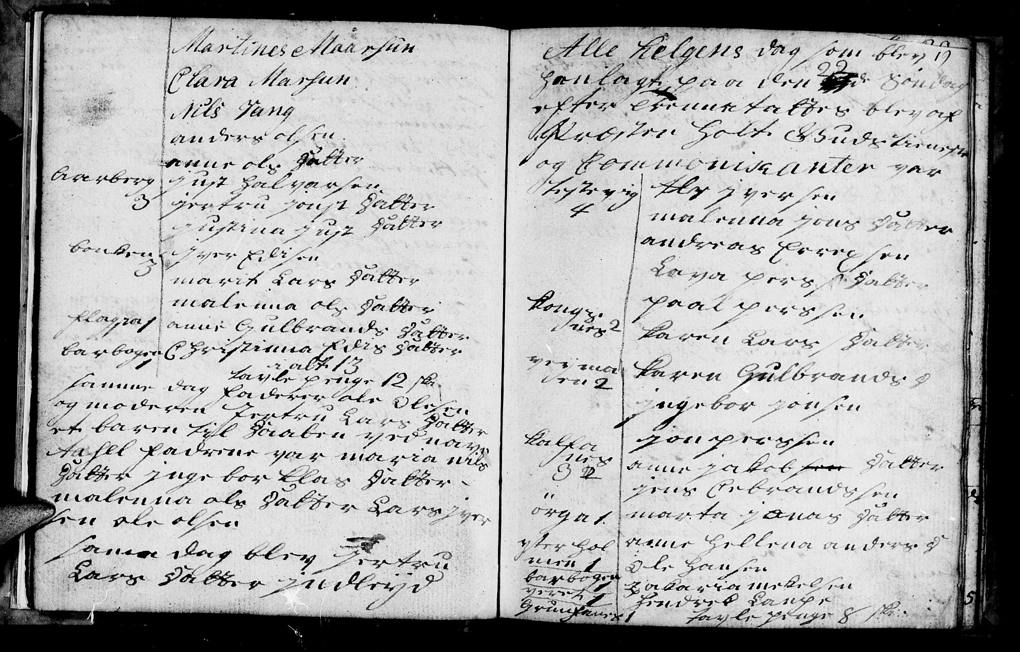 Berg sokneprestkontor, AV/SATØ-S-1318/G/Ga/Gab/L0010klokker: Parish register (copy) no. 10, 1783-1811, p. 19