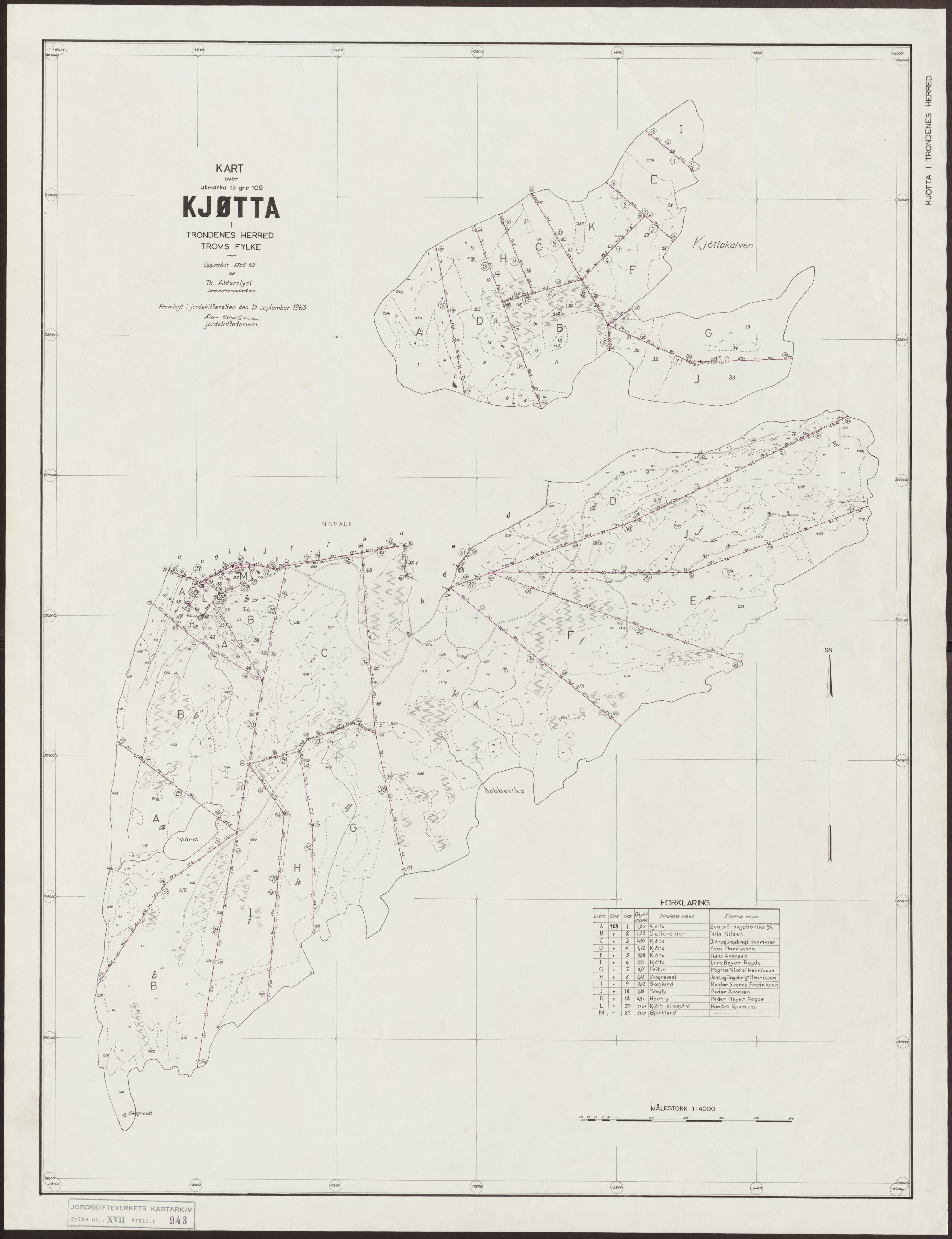 Jordskifteverkets kartarkiv, RA/S-3929/T, 1859-1988, p. 1140