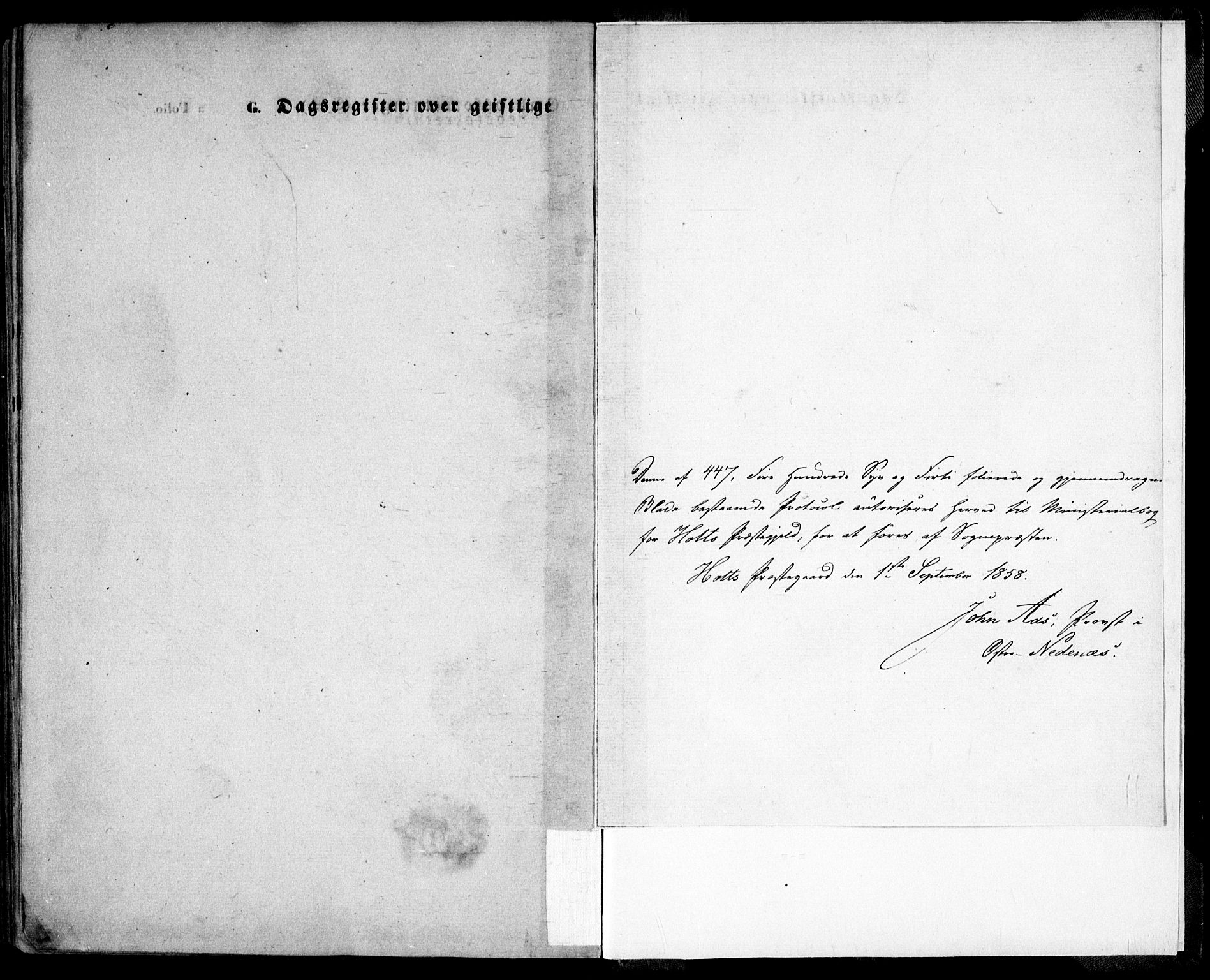 Holt sokneprestkontor, AV/SAK-1111-0021/F/Fa/L0009: Parish register (official) no. A 9, 1861-1871