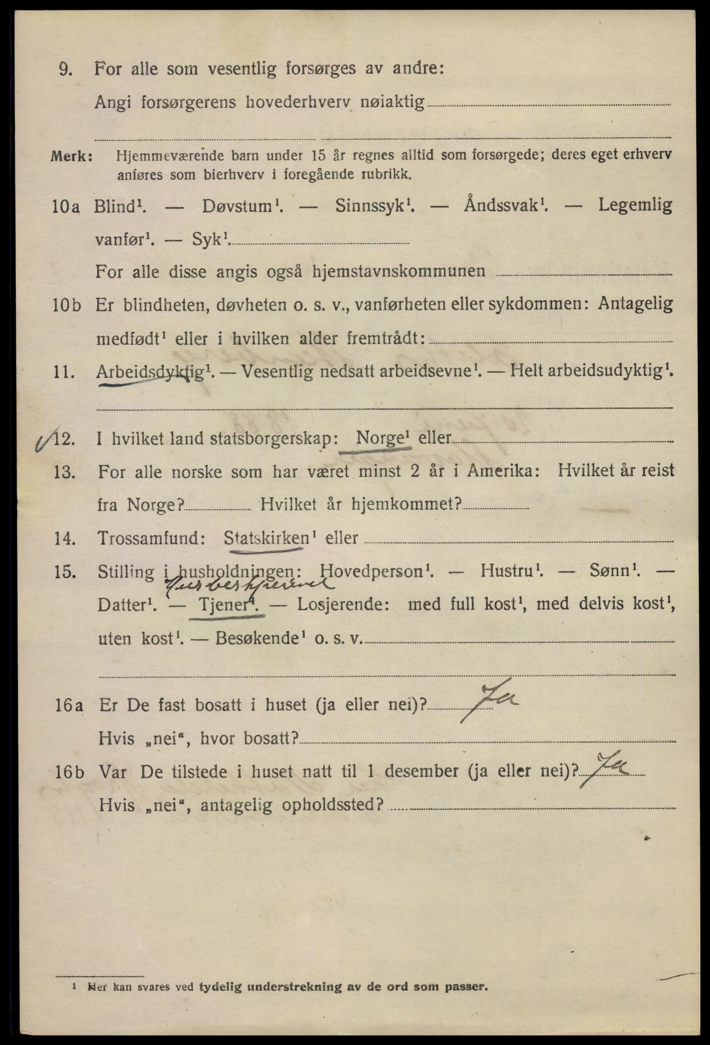 SAO, 1920 census for Kristiania, 1920, p. 203396