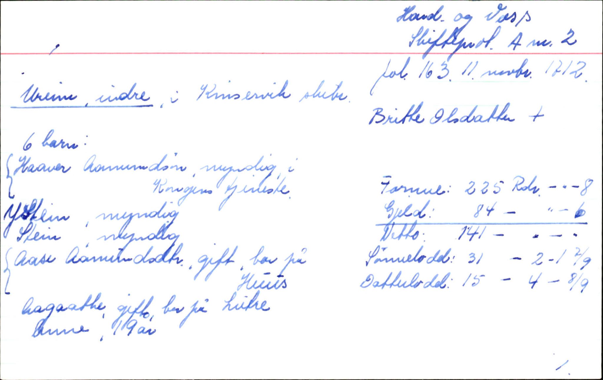 Skiftekort ved Statsarkivet i Bergen, SAB/SKIFTEKORT/002/L0001: Skifteprotokoll nr. 1-3, 1695-1721, p. 913