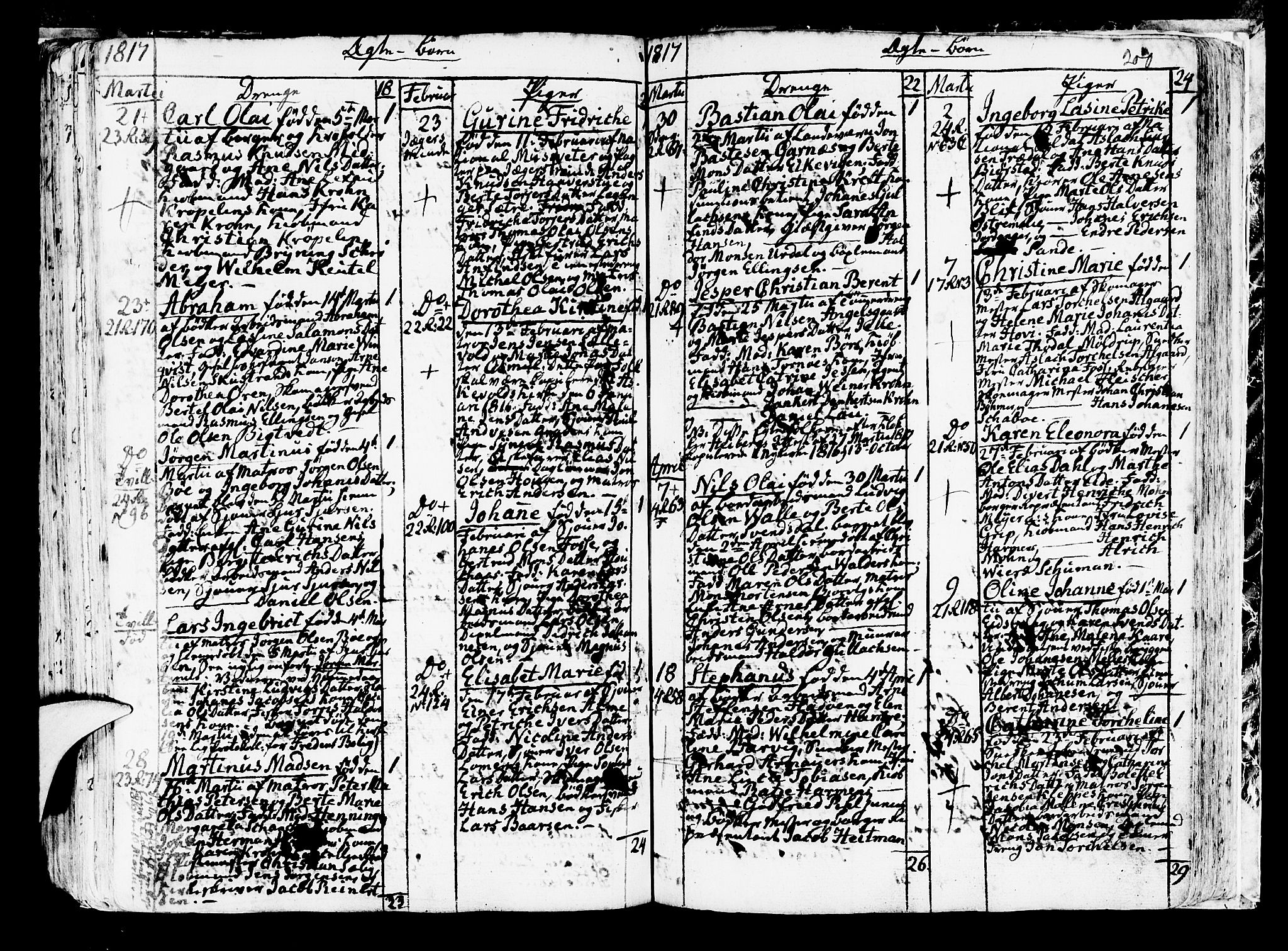 Korskirken sokneprestembete, AV/SAB-A-76101/H/Haa/L0006: Parish register (official) no. A 6, 1790-1820, p. 200