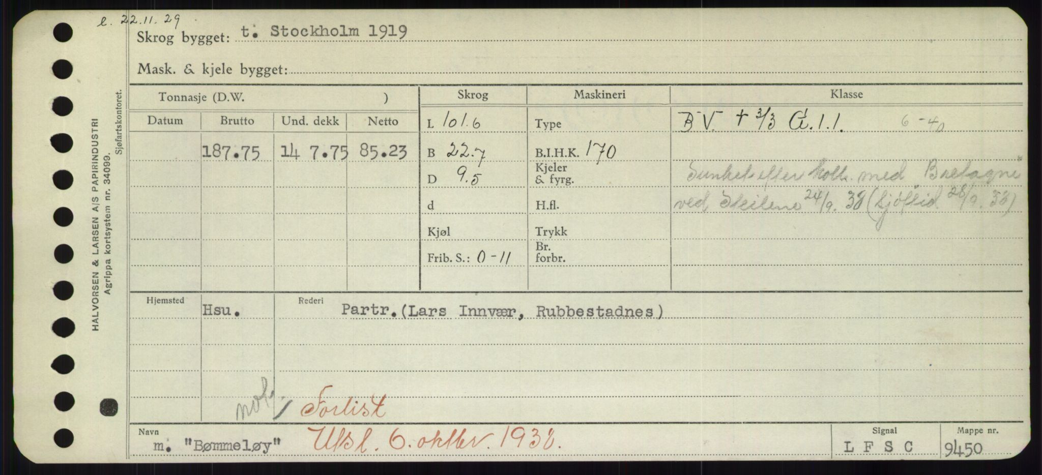 Sjøfartsdirektoratet med forløpere, Skipsmålingen, AV/RA-S-1627/H/Hd/L0006: Fartøy, Byg-Båt, p. 819