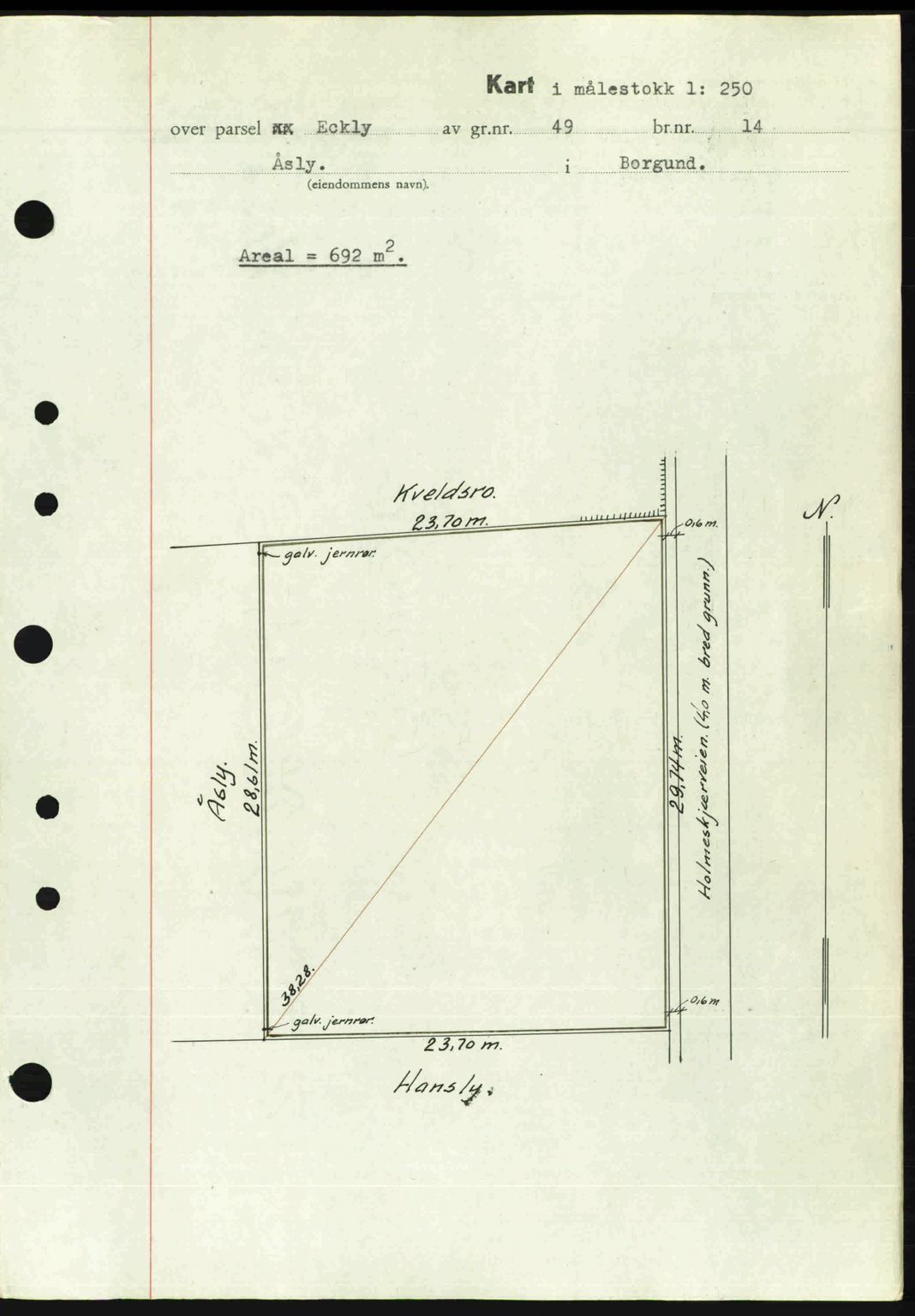 Nordre Sunnmøre sorenskriveri, AV/SAT-A-0006/1/2/2C/2Ca: Mortgage book no. A24, 1947-1947, Diary no: : 360/1947