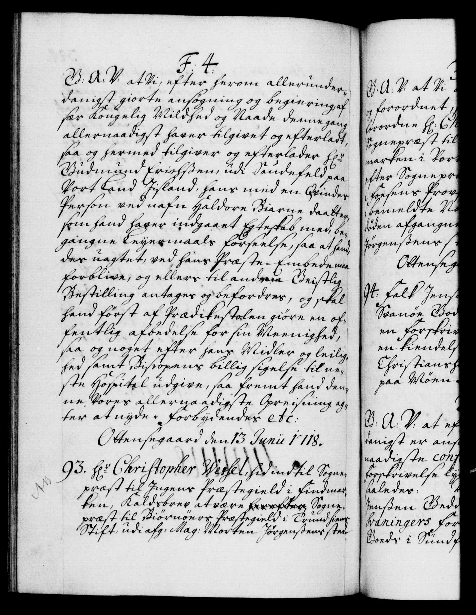 Danske Kanselli 1572-1799, AV/RA-EA-3023/F/Fc/Fca/Fcaa/L0022: Norske registre, 1716-1719, p. 344b