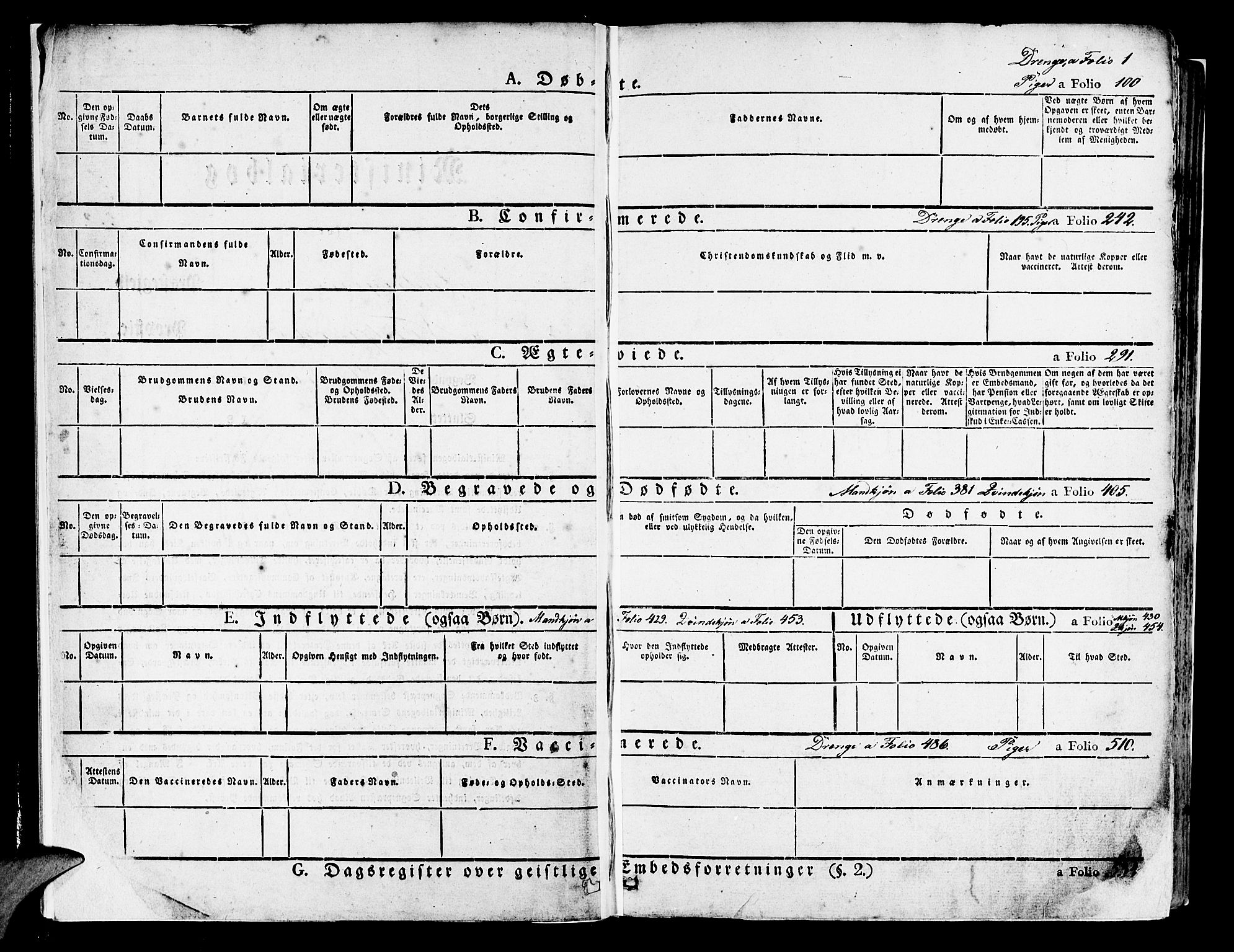 Innvik sokneprestembete, AV/SAB-A-80501: Parish register (official) no. A 4I, 1831-1846