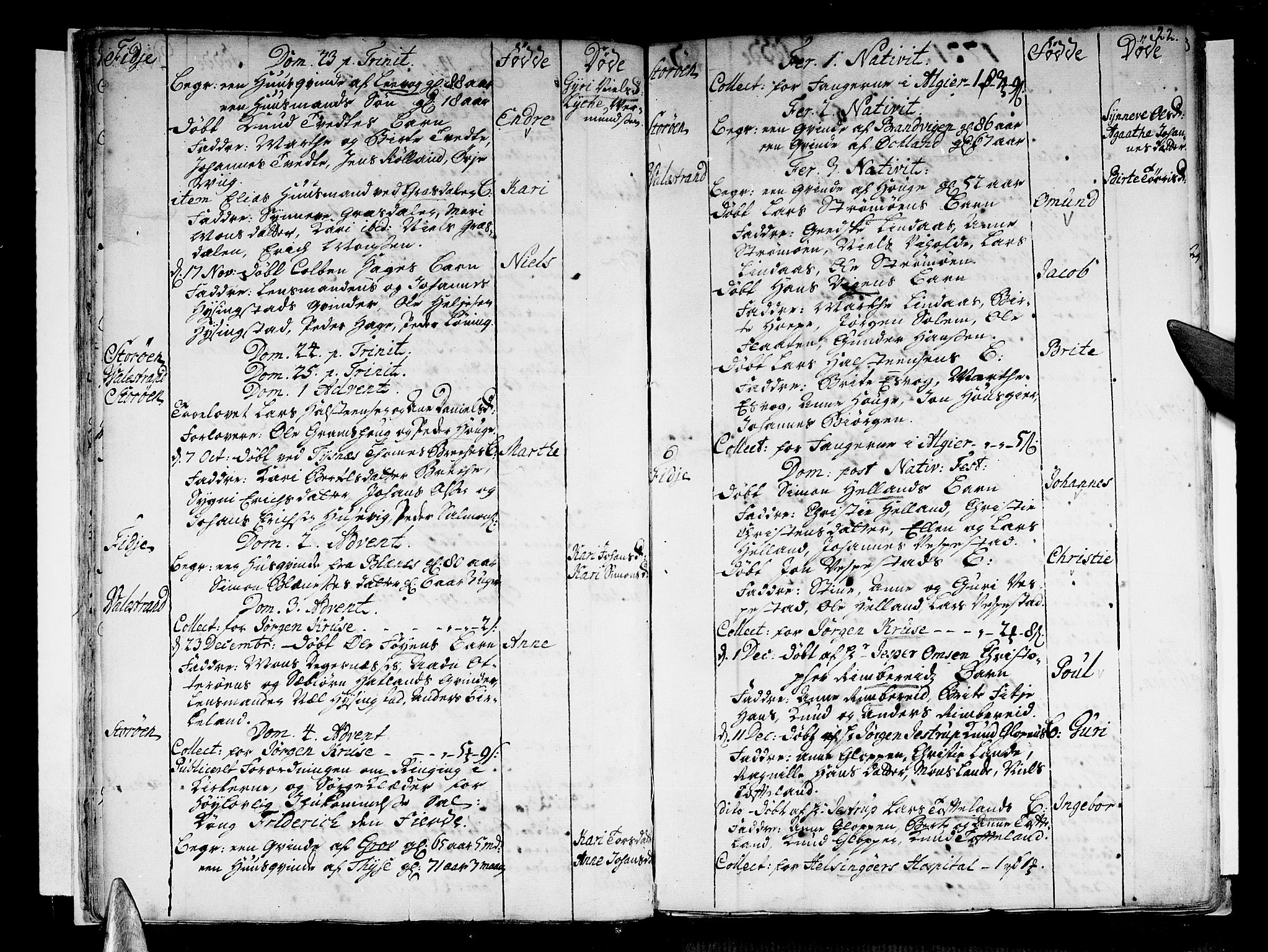 Stord sokneprestembete, AV/SAB-A-78201/H/Haa: Parish register (official) no. A 1, 1725-1744, p. 23