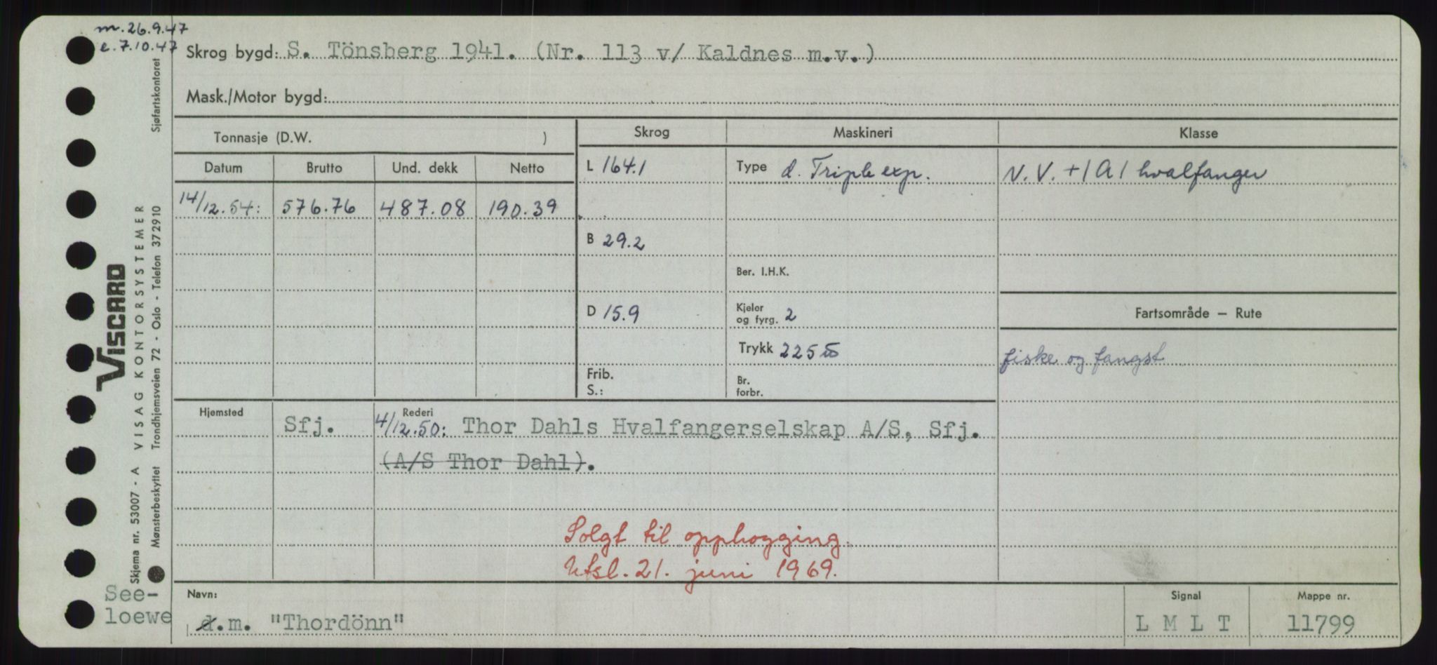 Sjøfartsdirektoratet med forløpere, Skipsmålingen, RA/S-1627/H/Hd/L0038: Fartøy, T-Th, p. 667