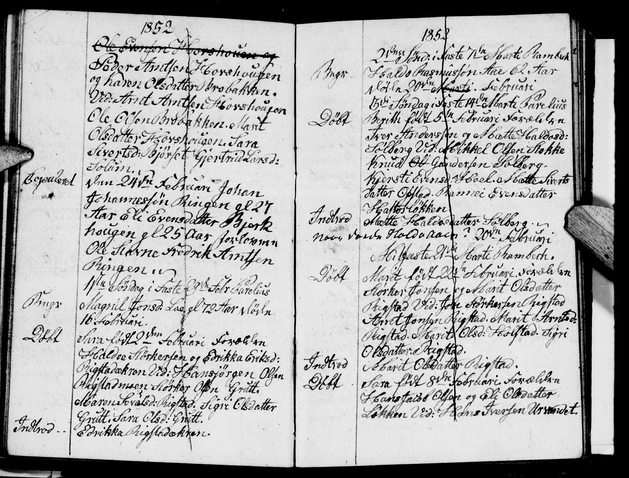 Meldal sokneprestkontor, AV/SAT-A-1123/1/I/I1/I1f/L0008: Parish register draft no. 672I1F, 1827-1866