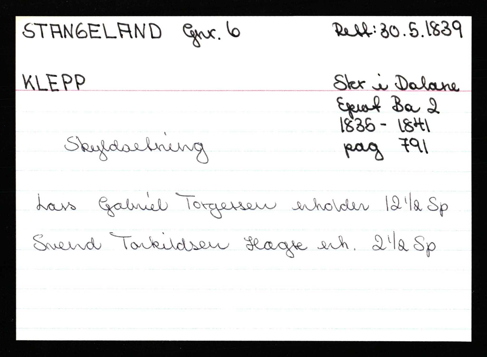 Statsarkivet i Stavanger, AV/SAST-A-101971/03/Y/Ym/L0054: Åstedskort sortert etter gårdsnavn: Soleim - Stavneim, 1600-1950, p. 356
