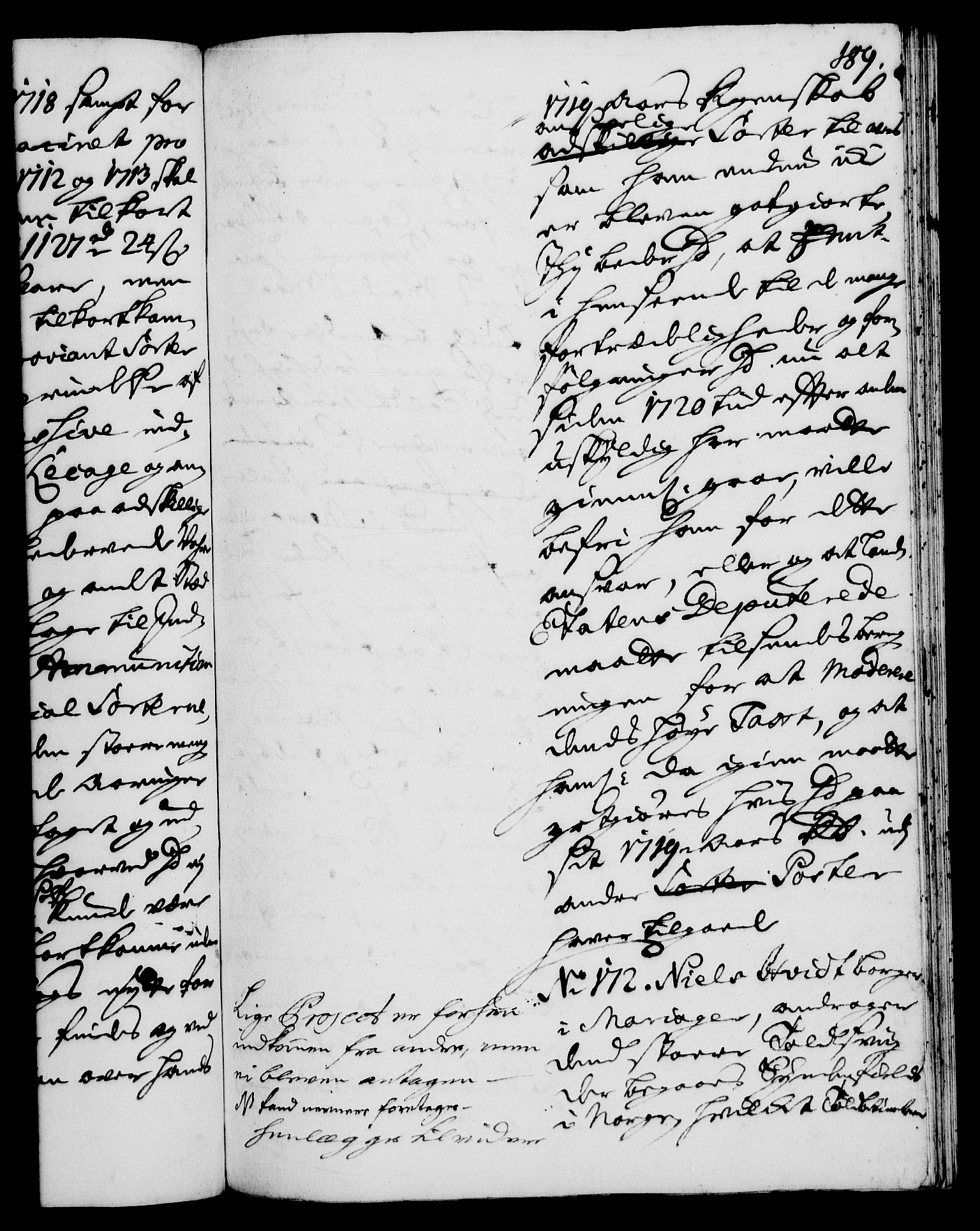 Rentekammeret, Kammerkanselliet, RA/EA-3111/G/Gh/Gha/L0012: Norsk ekstraktmemorialprotokoll (merket RK 53.57), 1730, p. 189