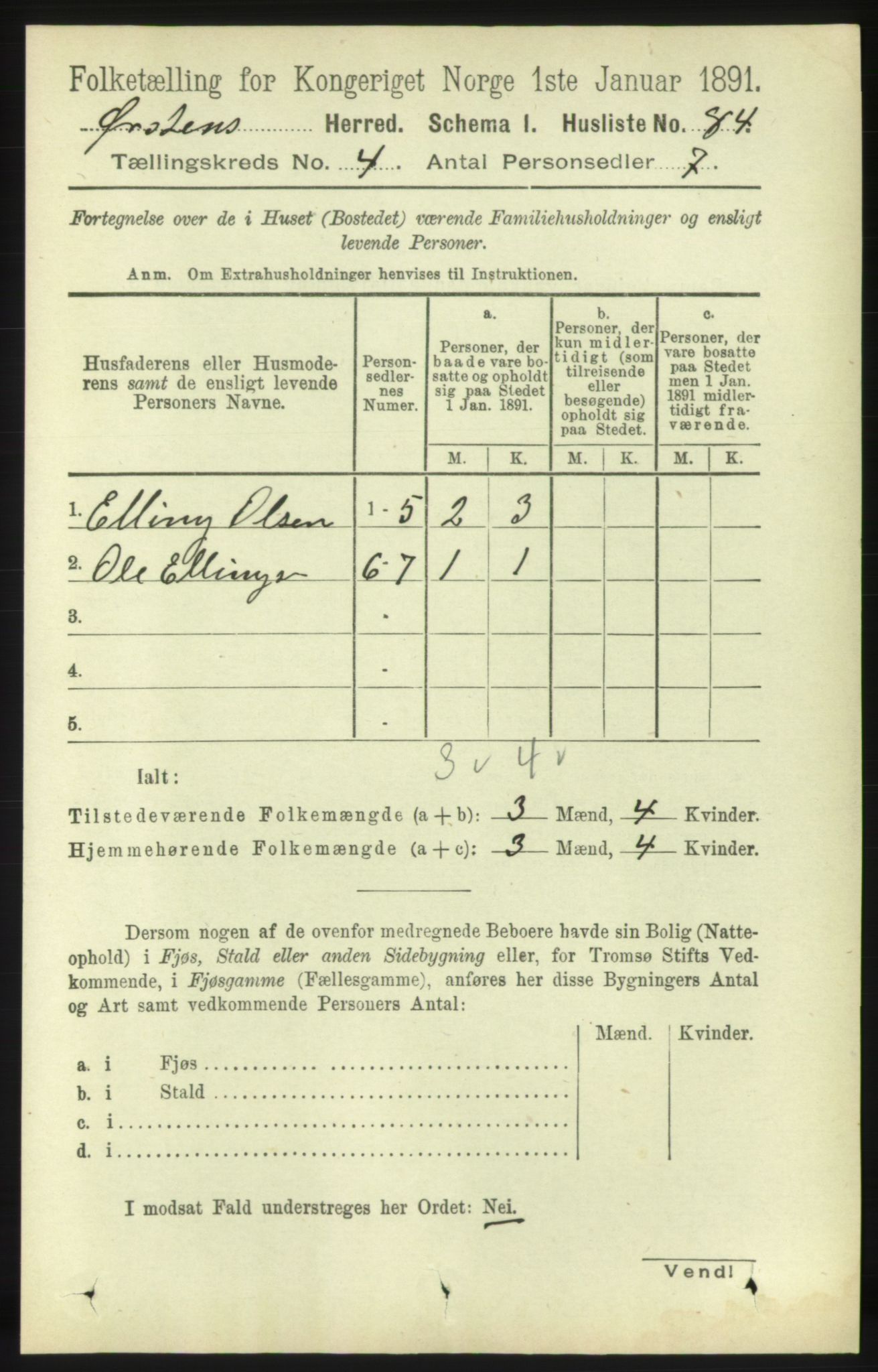 RA, 1891 census for 1520 Ørsta, 1891, p. 1669