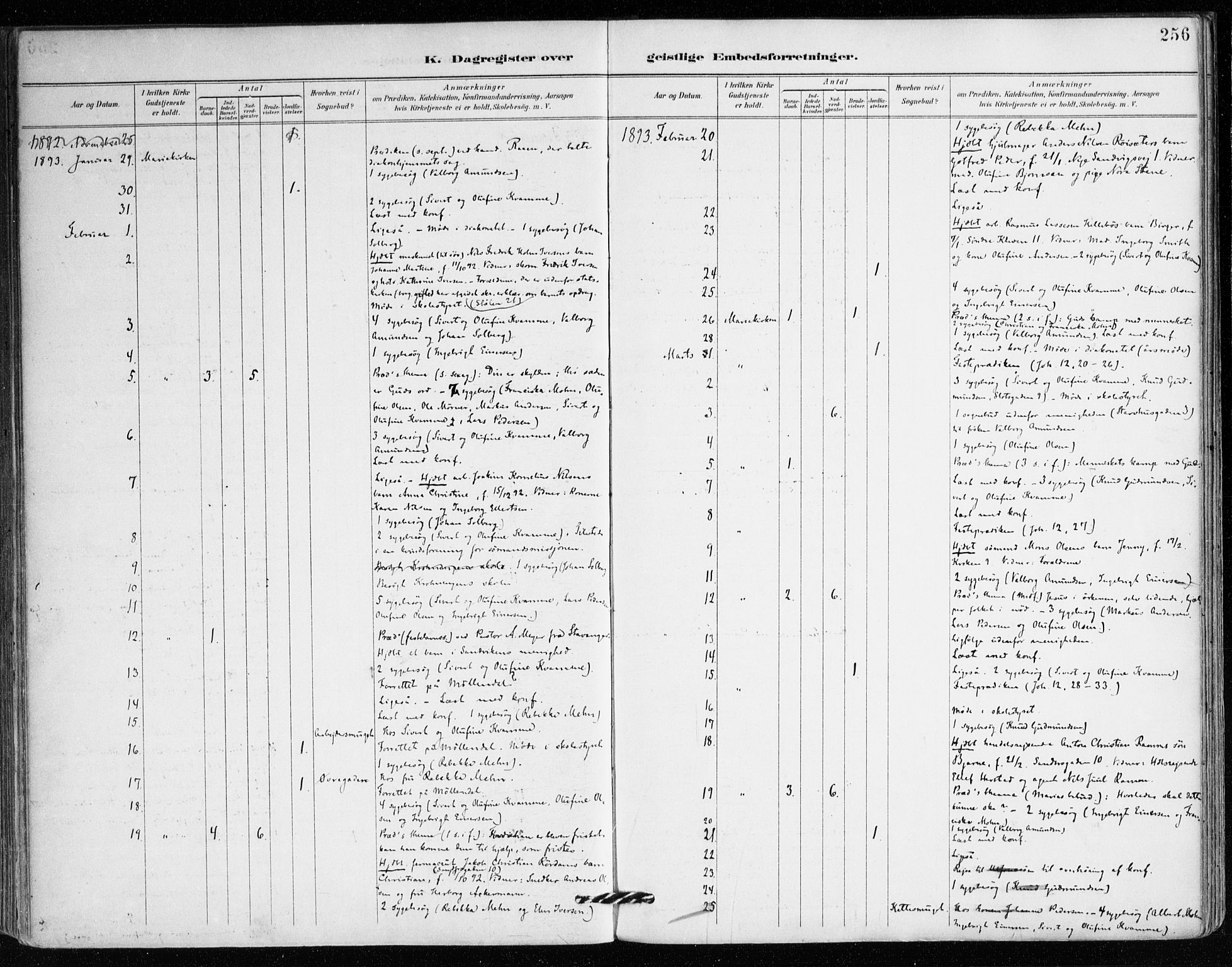 Mariakirken Sokneprestembete, AV/SAB-A-76901/H/Haa/L0008: Parish register (official) no. A 8, 1893-1942, p. 256