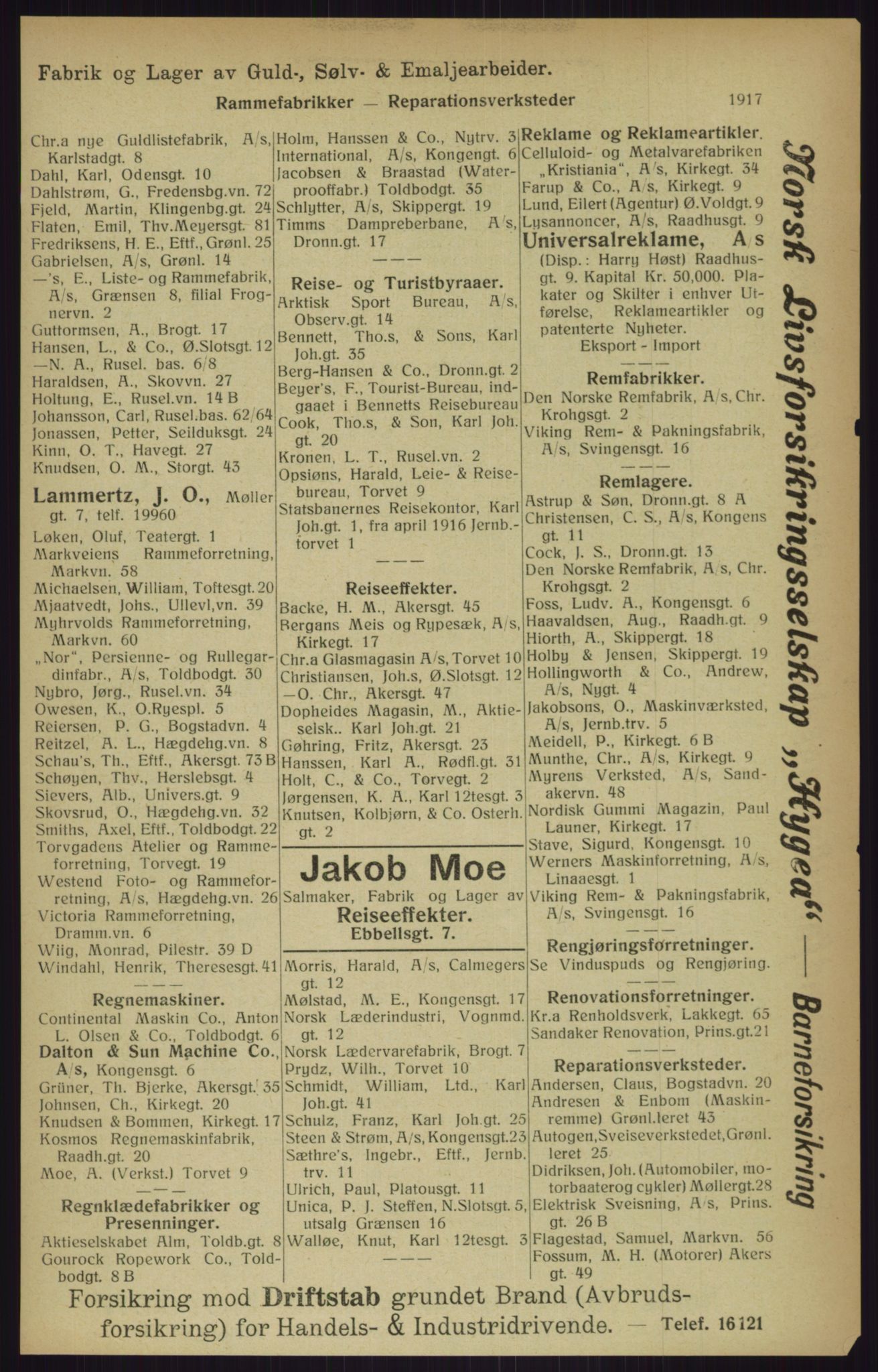Kristiania/Oslo adressebok, PUBL/-, 1916, p. 1917