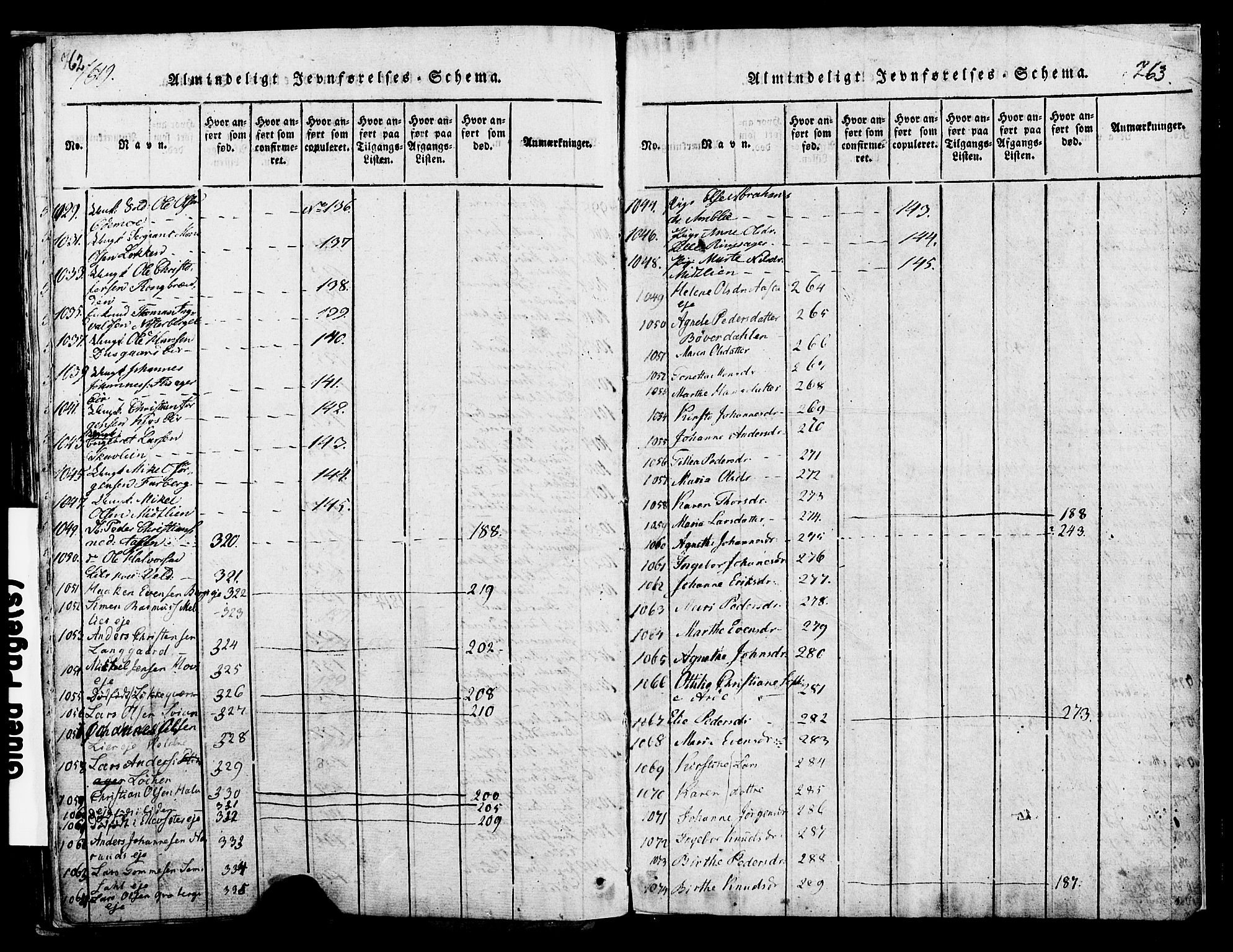 Ringsaker prestekontor, AV/SAH-PREST-014/K/Ka/L0005: Parish register (official) no. 5, 1814-1826, p. 762-763