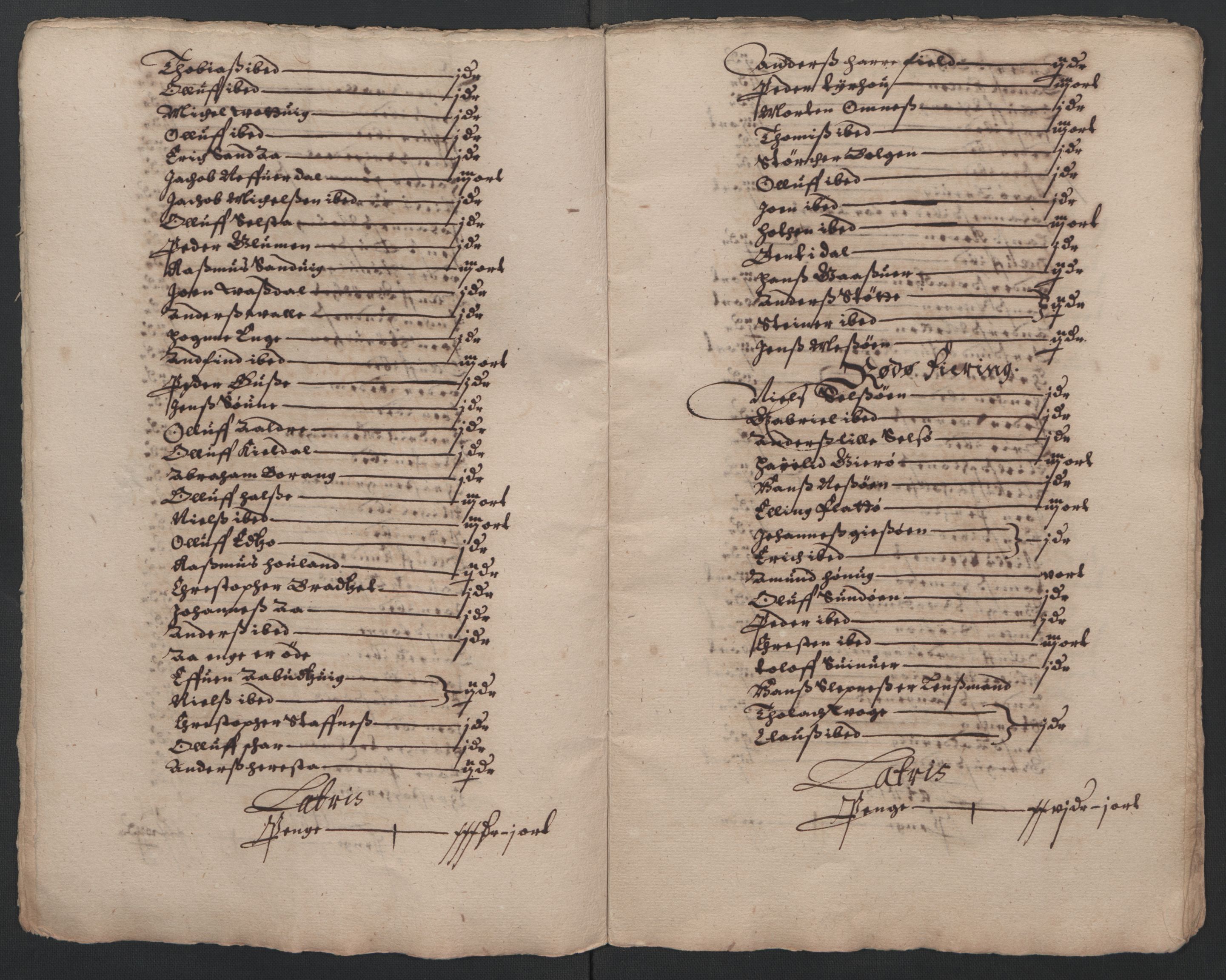 Rentekammeret inntil 1814, Reviderte regnskaper, Lensregnskaper, RA/EA-5023/R/Rb/Rbz/L0032: Nordlandenes len, 1640-1644